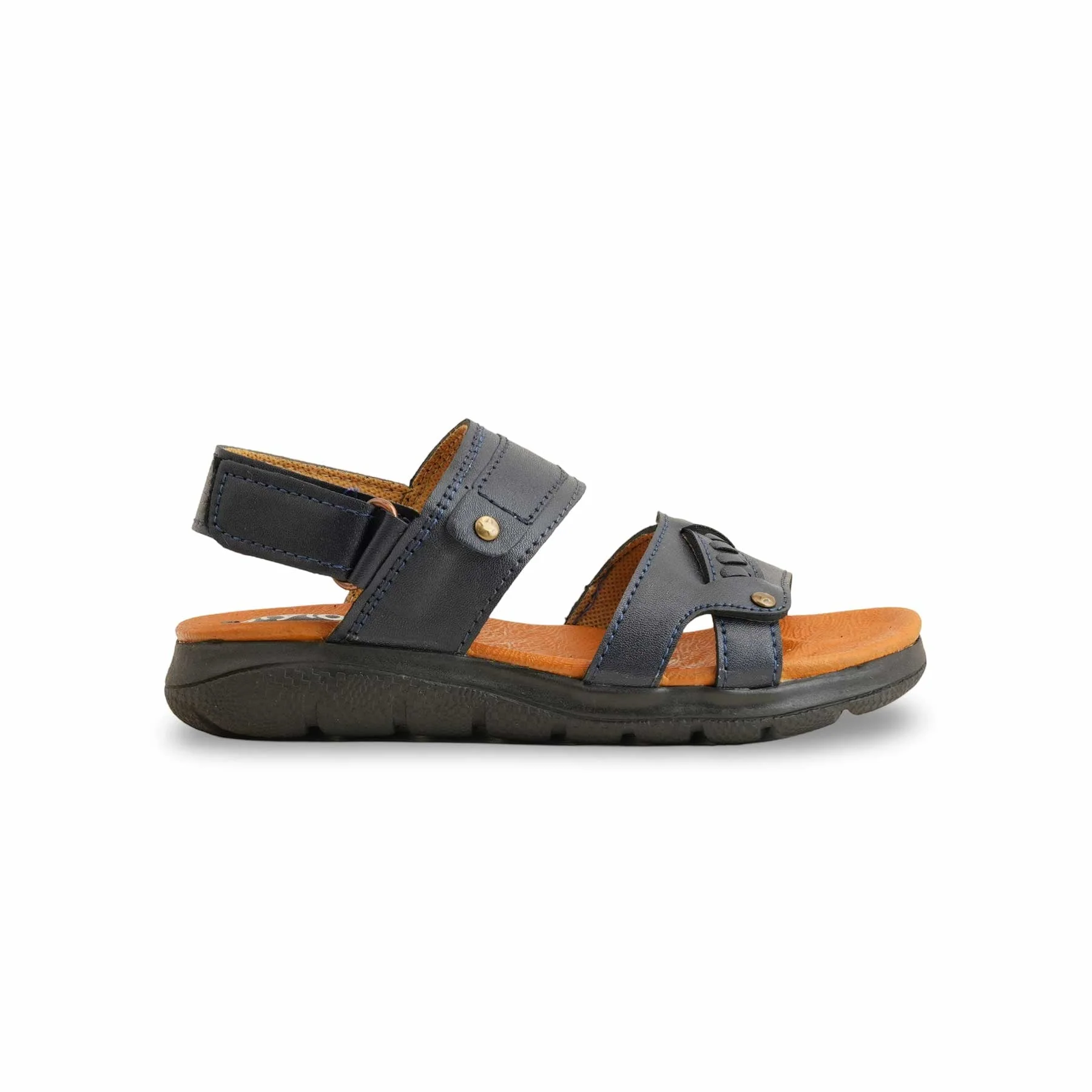 Boys Navy Formal Sandal KD9948 - Image 2