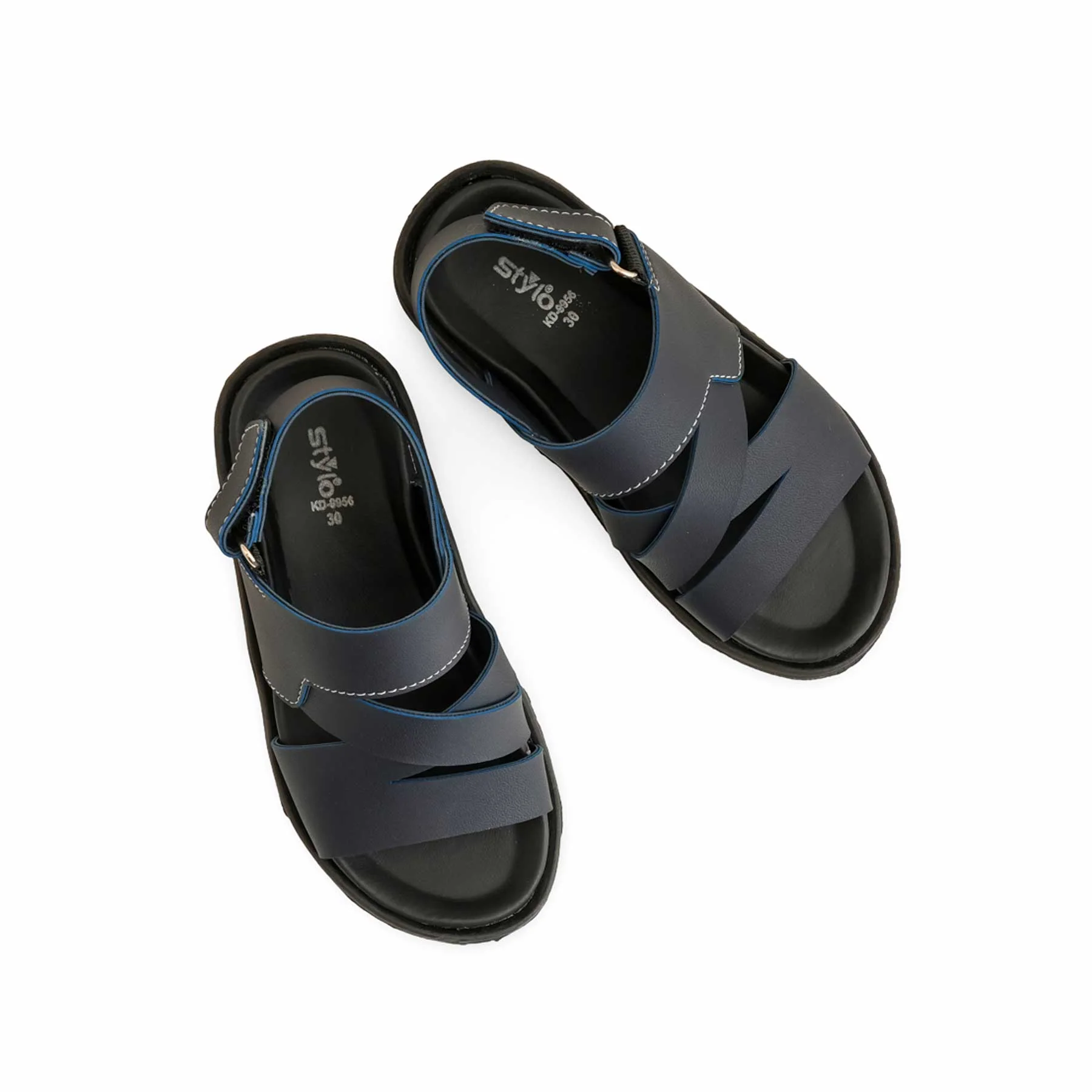 Boys Navy Formal Sandal KD9956 - Image 5