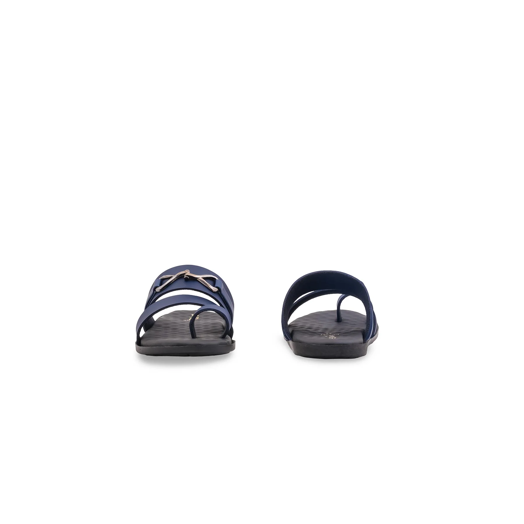 Boys Navy Formal Slipper KD2657 - Image 3