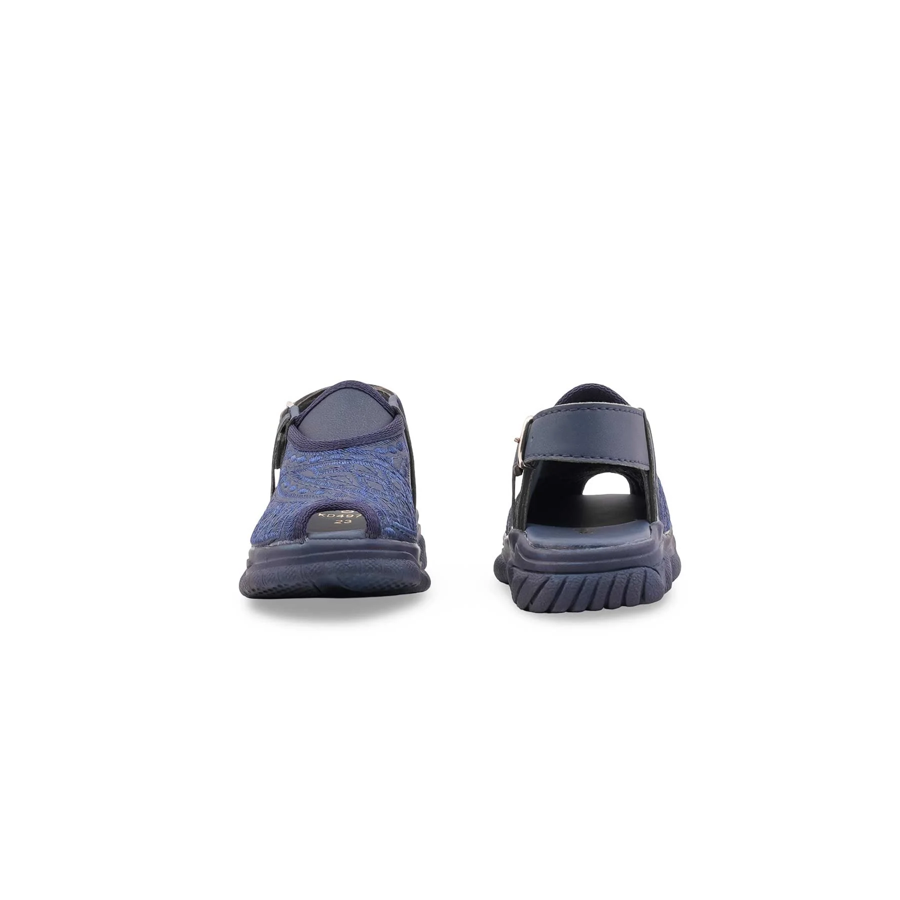 Boys Navy Peshawari Chappal KD4975 - Image 4