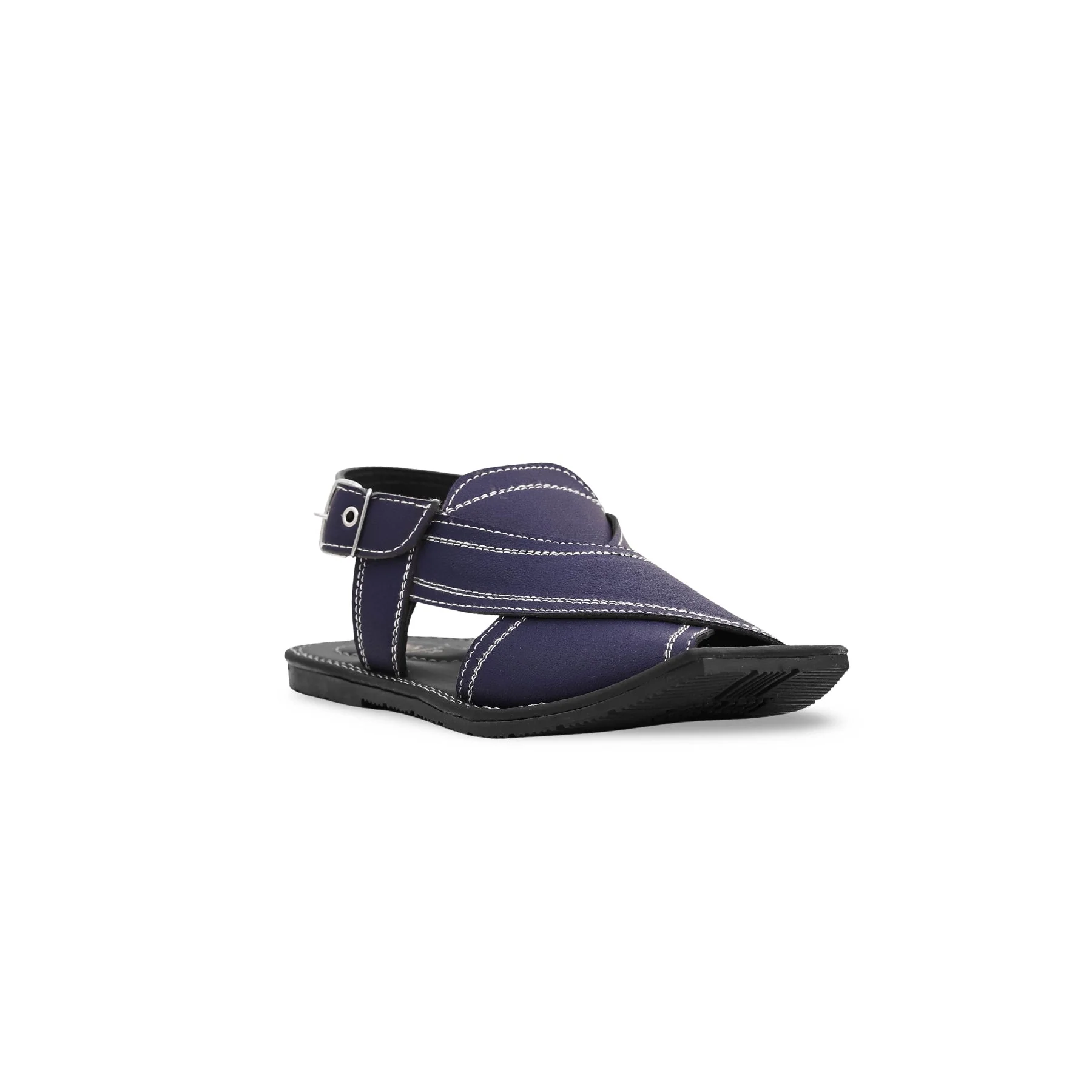 Boys Navy Peshawari Chappal KD9524 - Image 2