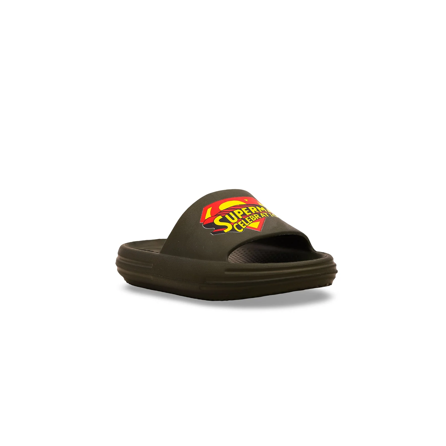 Boys Olive Casual Flip Flop KD9548 - Image 4