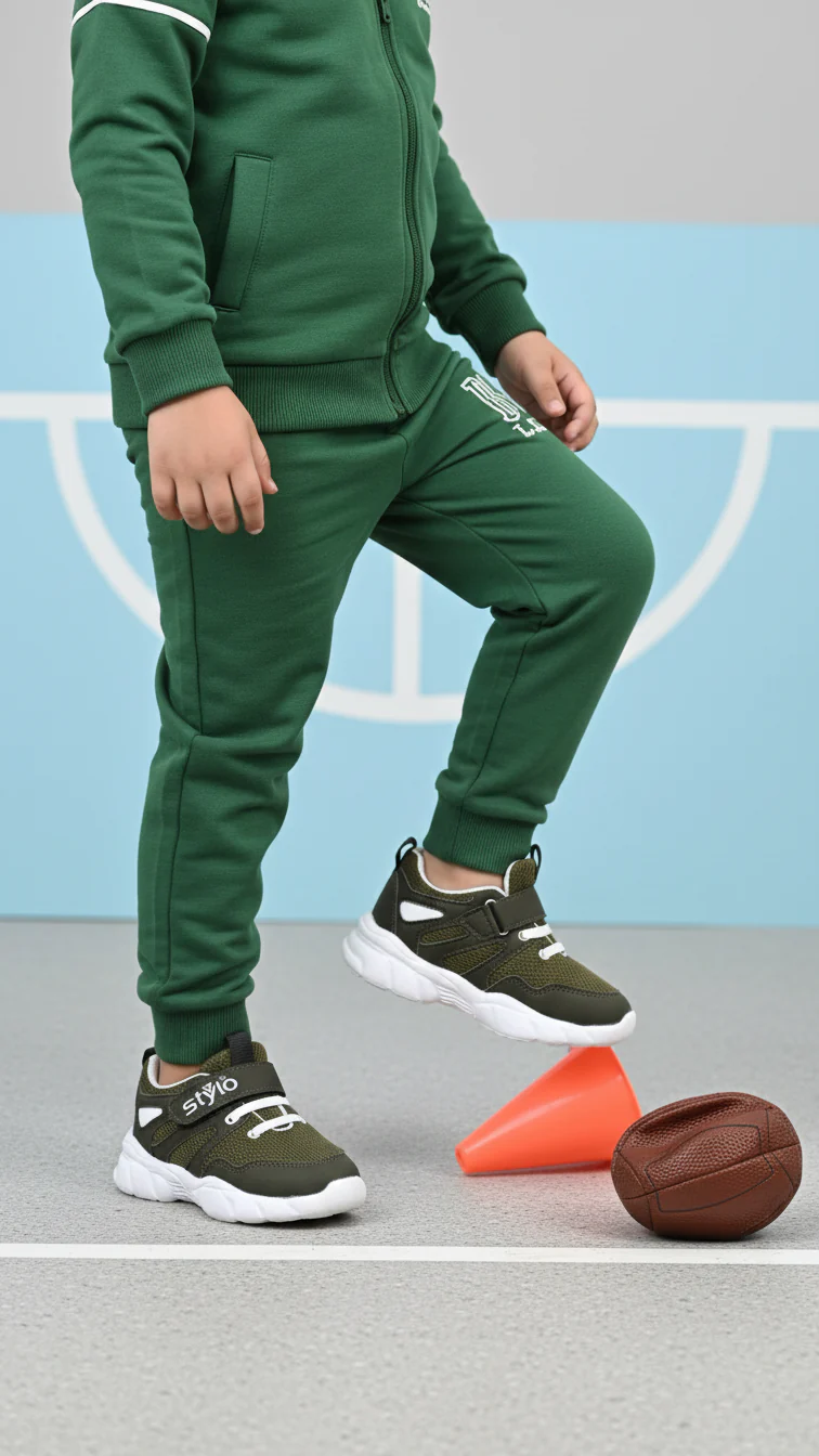 Boys Olive Casual Jogger KD1805