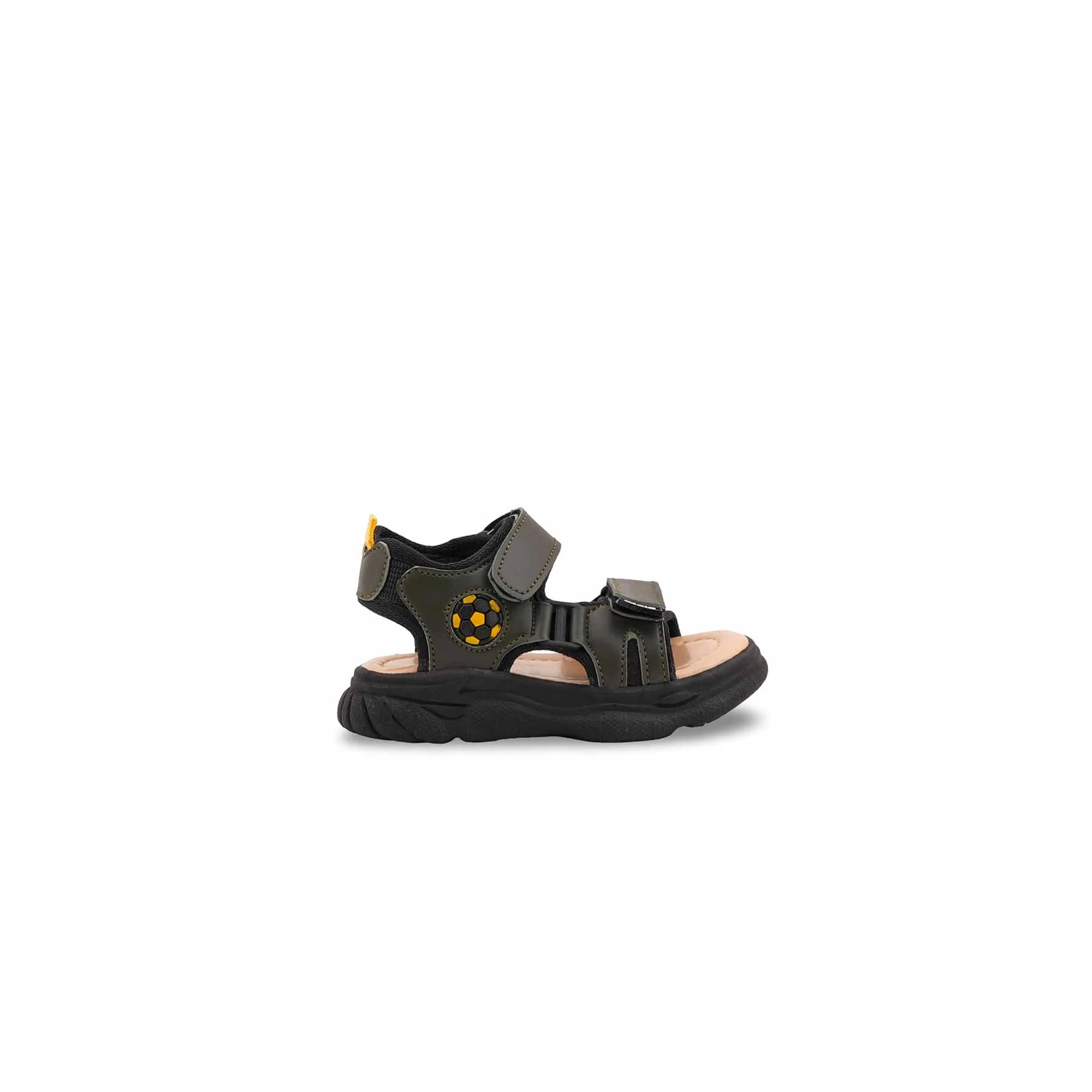 Boys Olive Casual Sandal KD4972 - Image 2