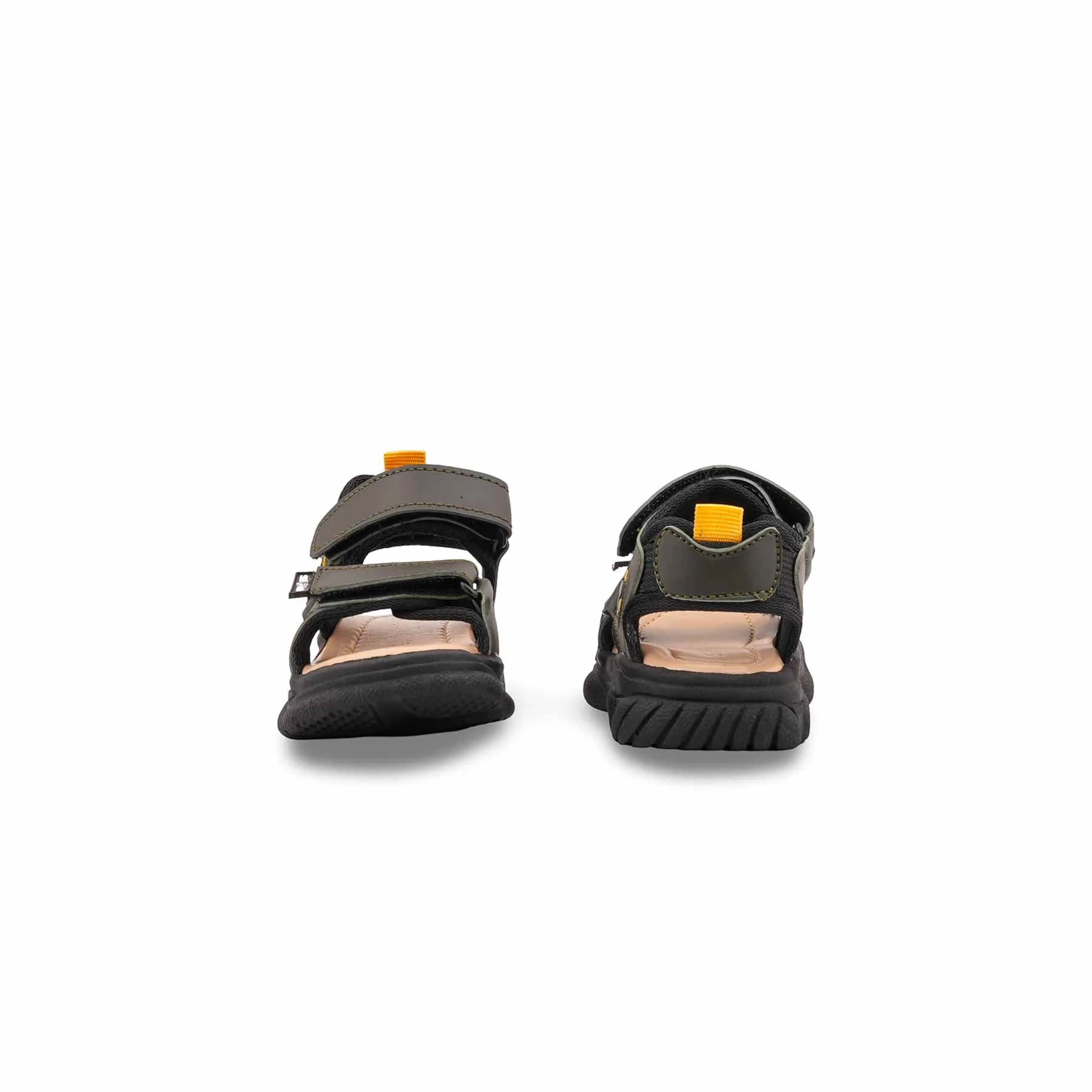 Boys Olive Casual Sandal KD4972 - Image 4