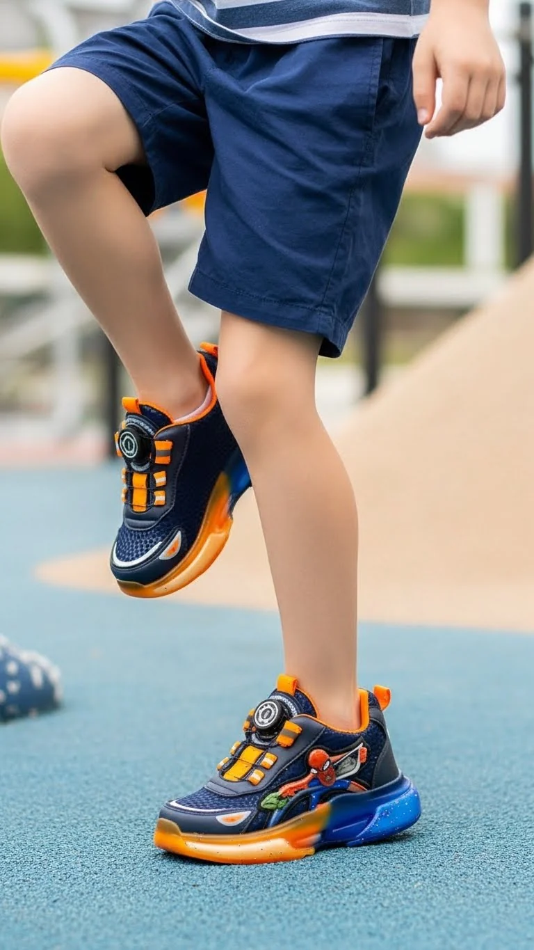 Boys Orange Casual Jogger KD1992