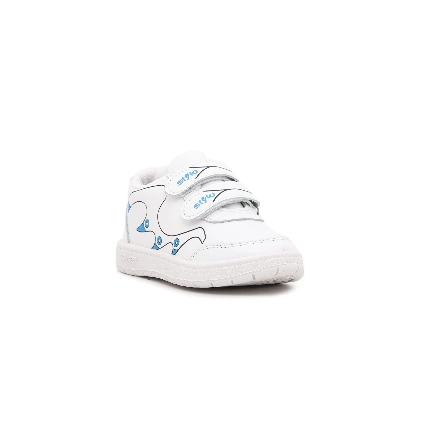 Boys White Casual Jogger KD1440 - Image 2