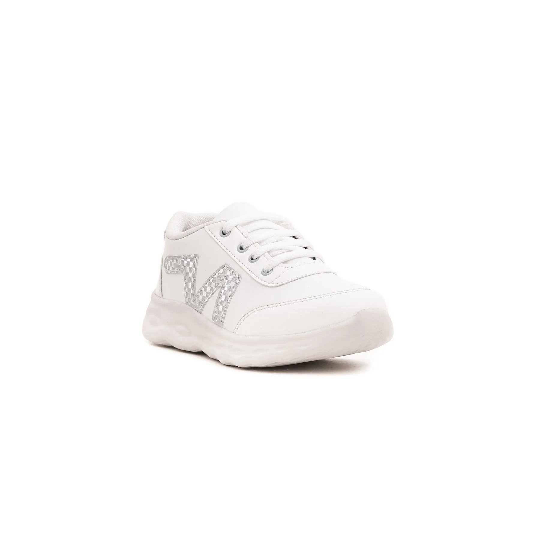 Boys White Casual Jogger KD1508 - Image 2