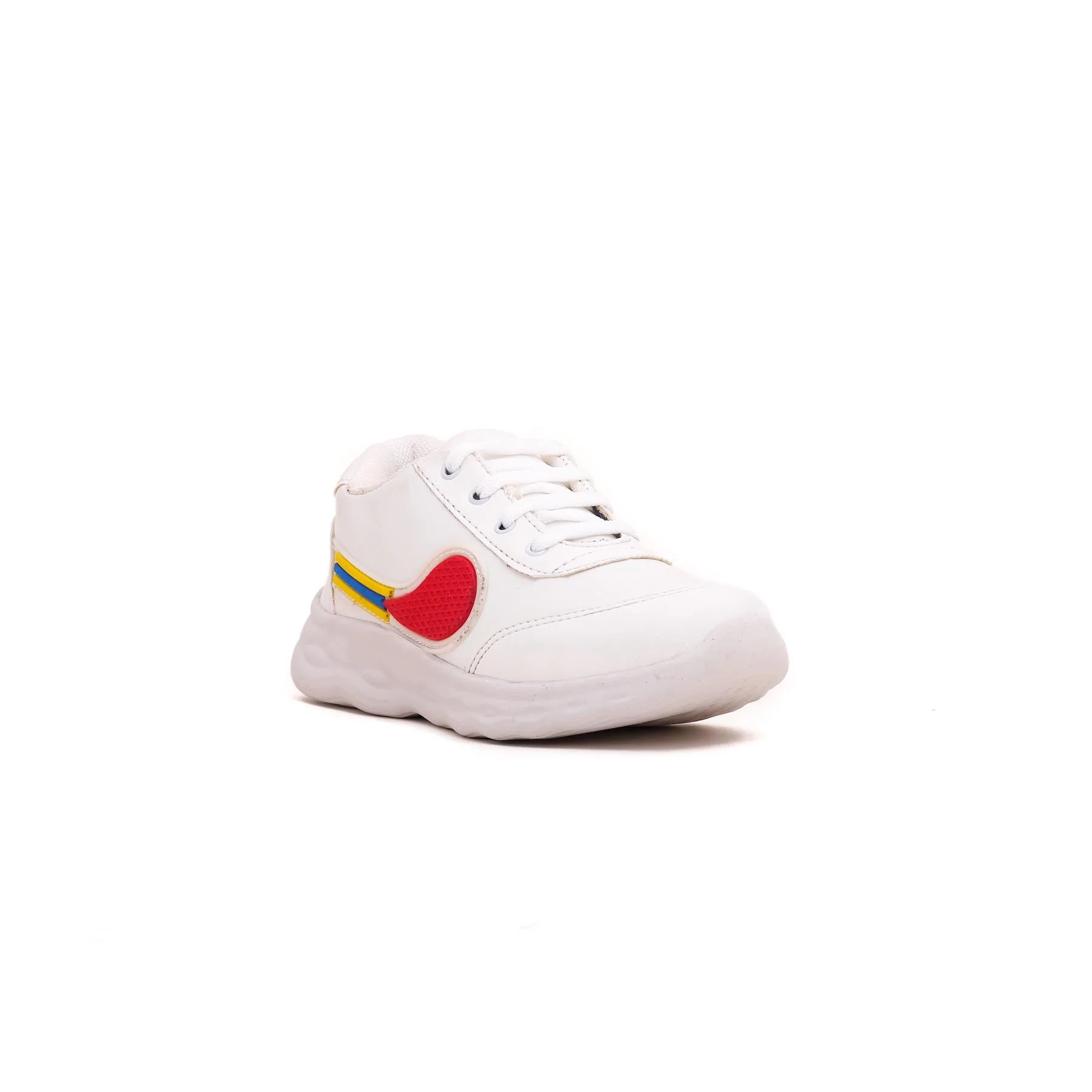 Boys White Casual Jogger KD1510 - Image 2
