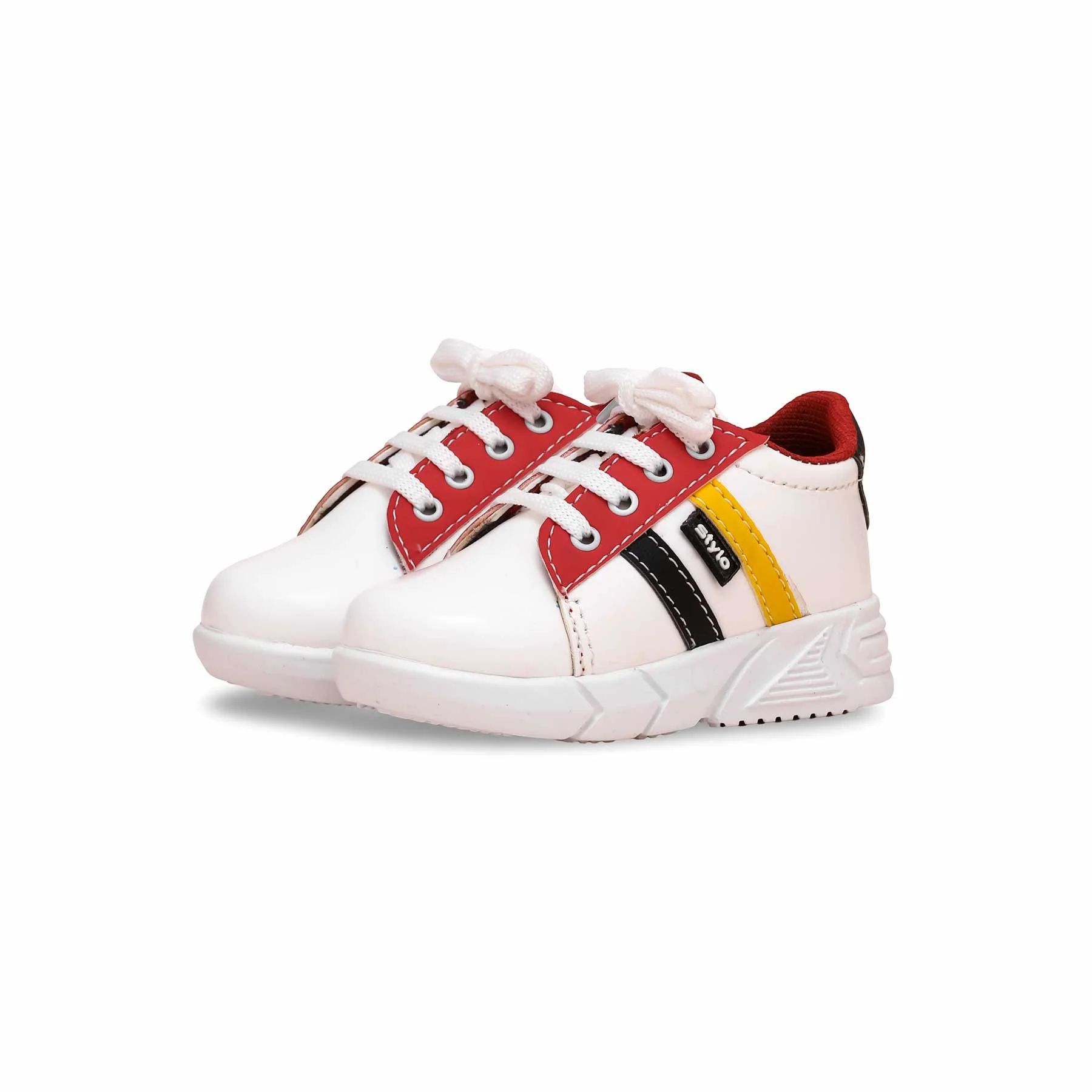 Boys White Casual Jogger KD1710 - Image 3