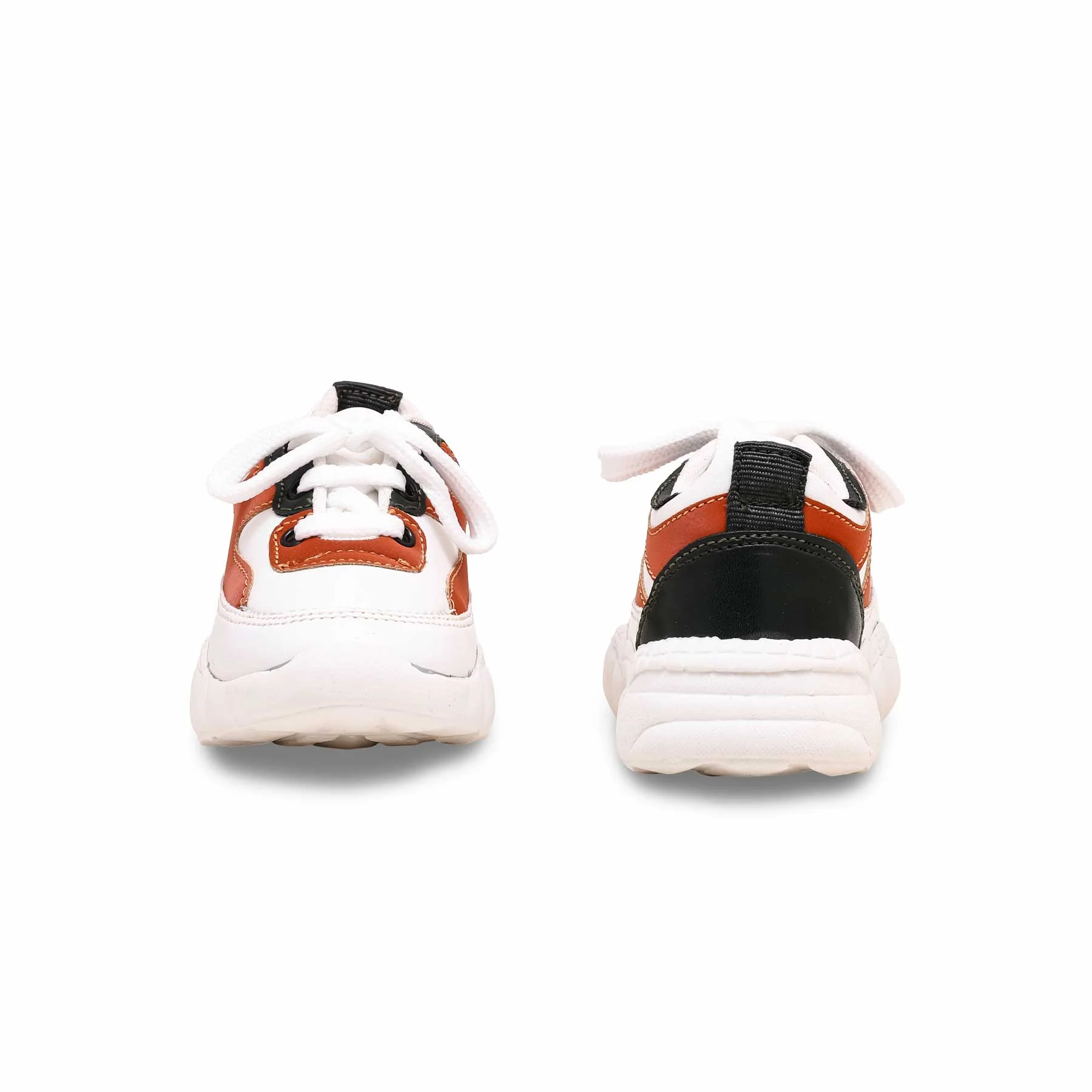 Boys White Casual Jogger KD1804 - Image 4