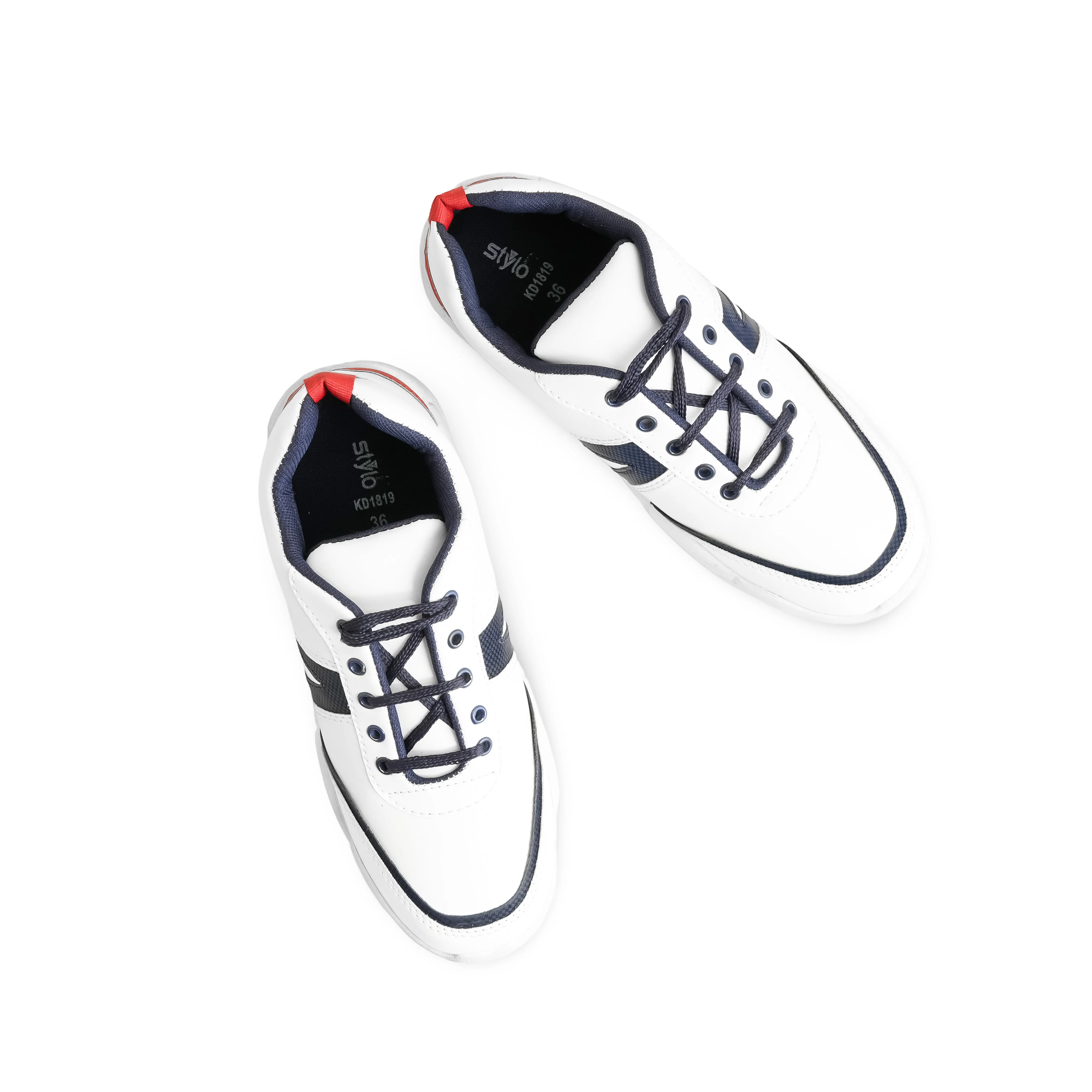 Boys White Casual Jogger KD1819 - Image 5