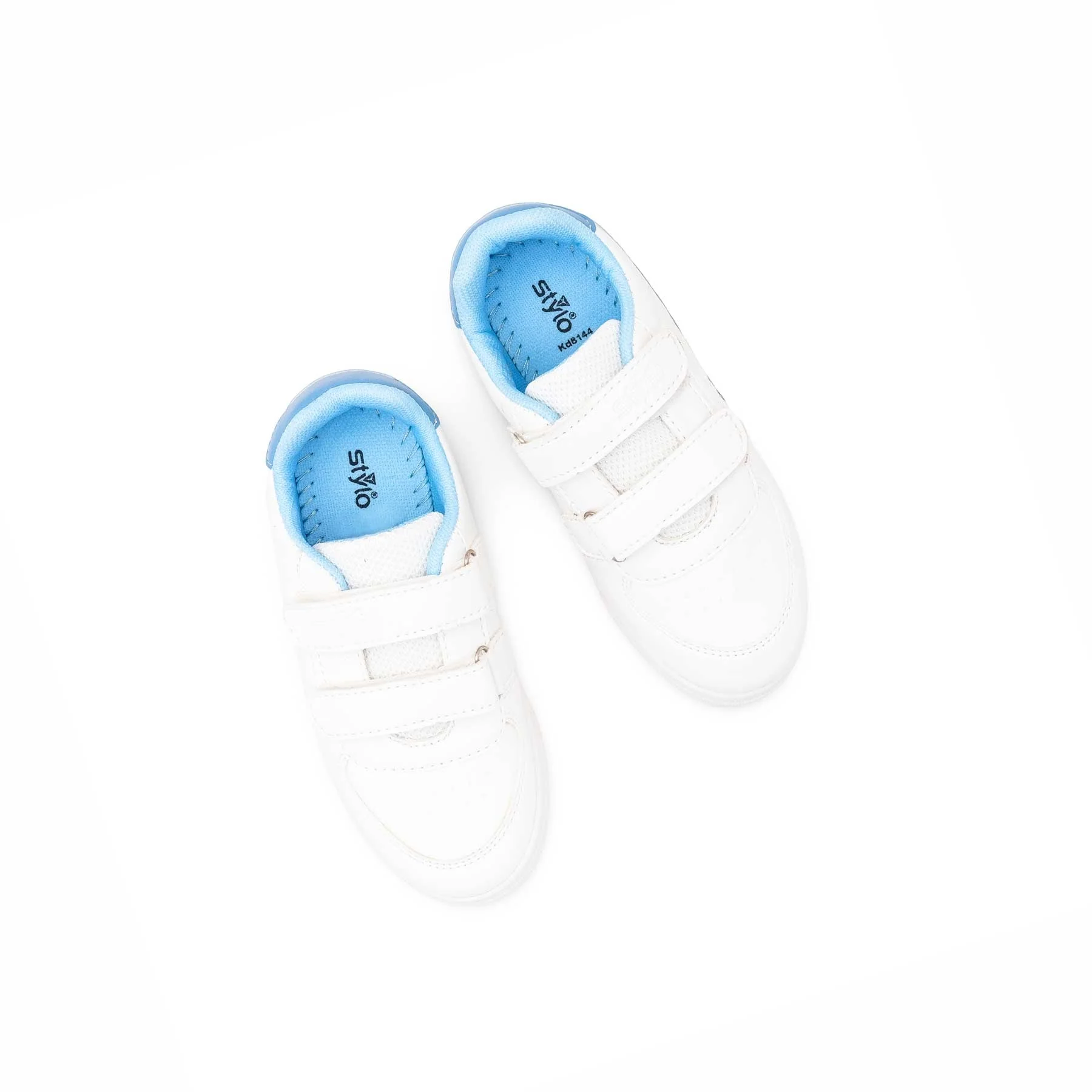 Boys White Casual Jogger KD8144 - Image 5
