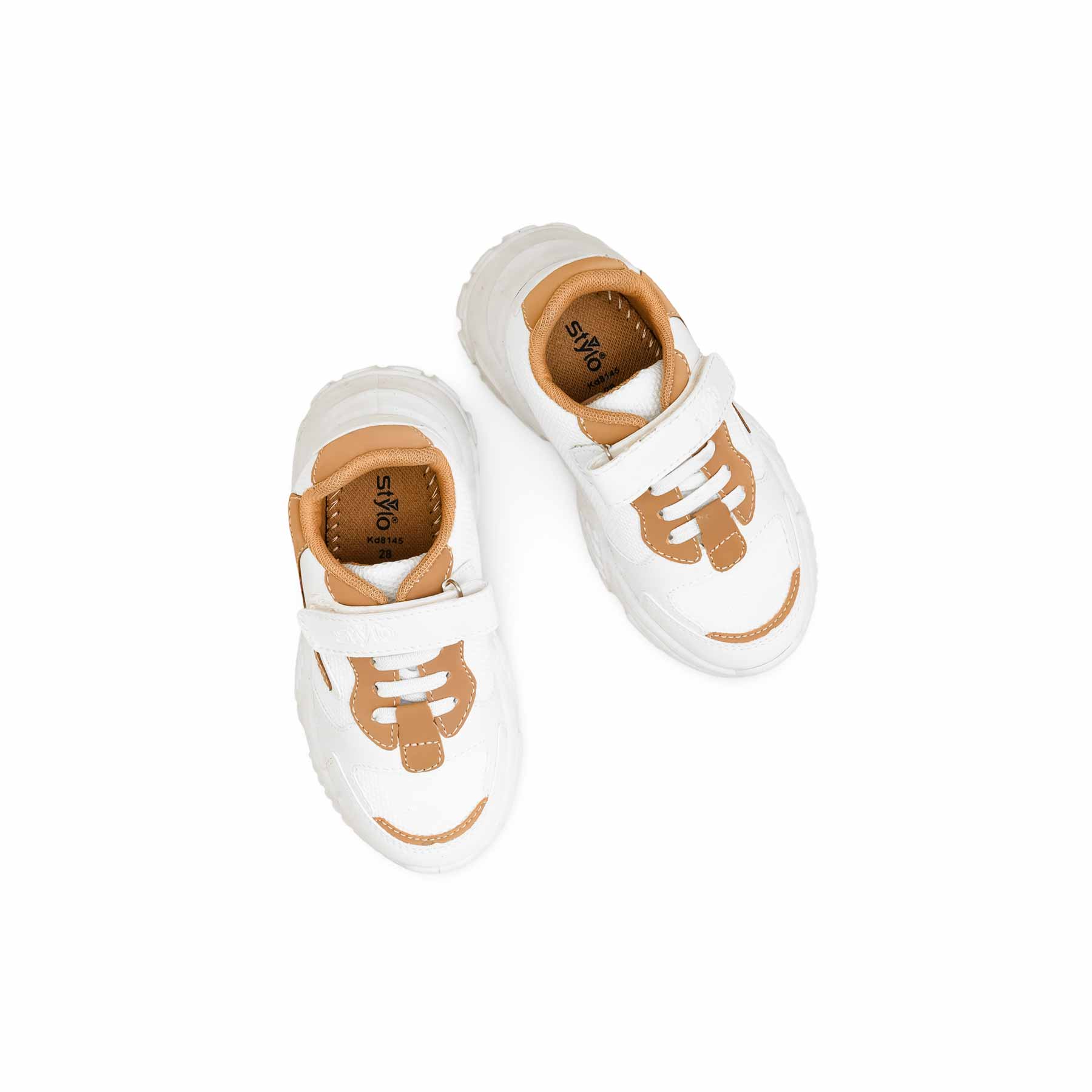 Boys White Casual Jogger KD8145 - Image 5