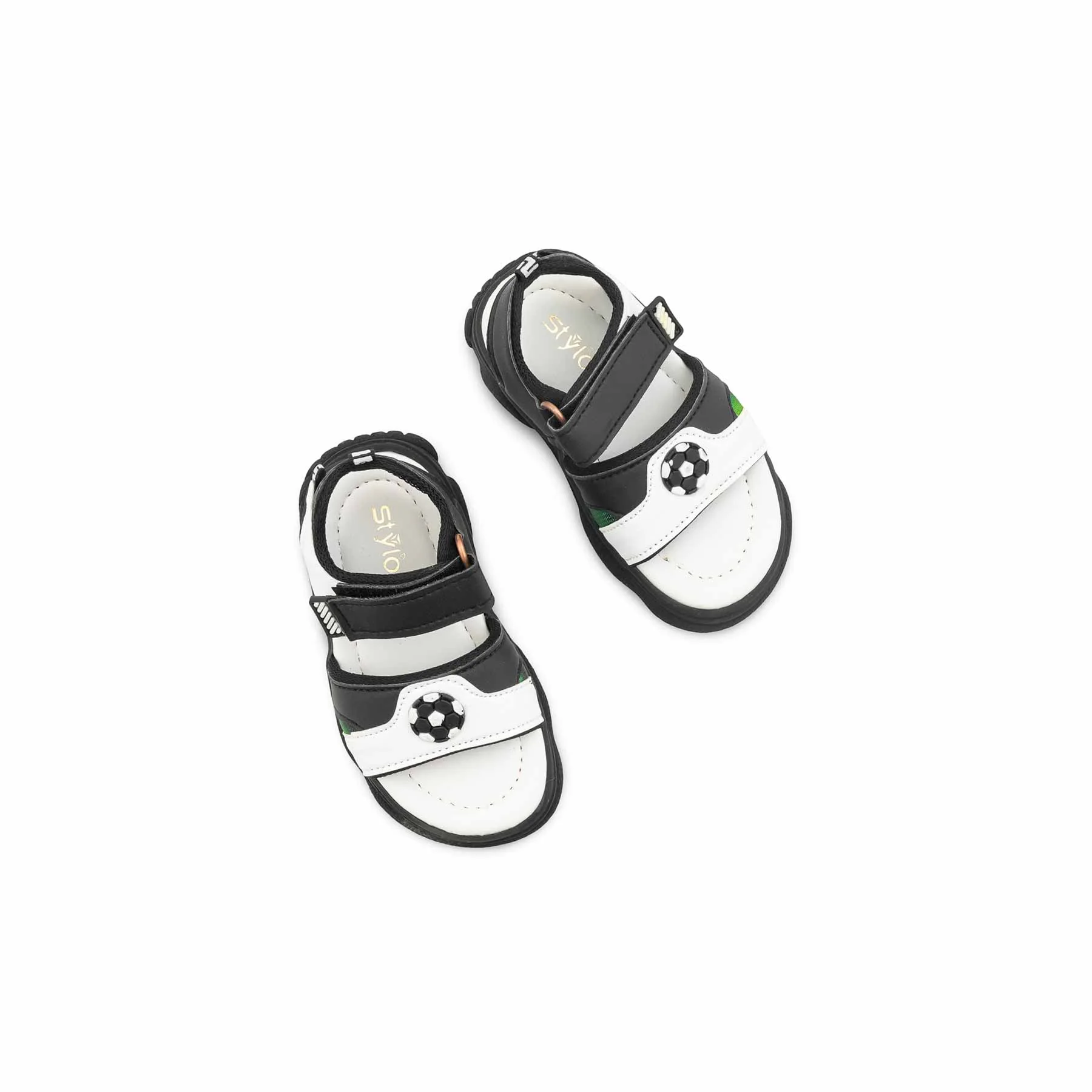 Boys White Casual Sandal KD4984 - Image 5