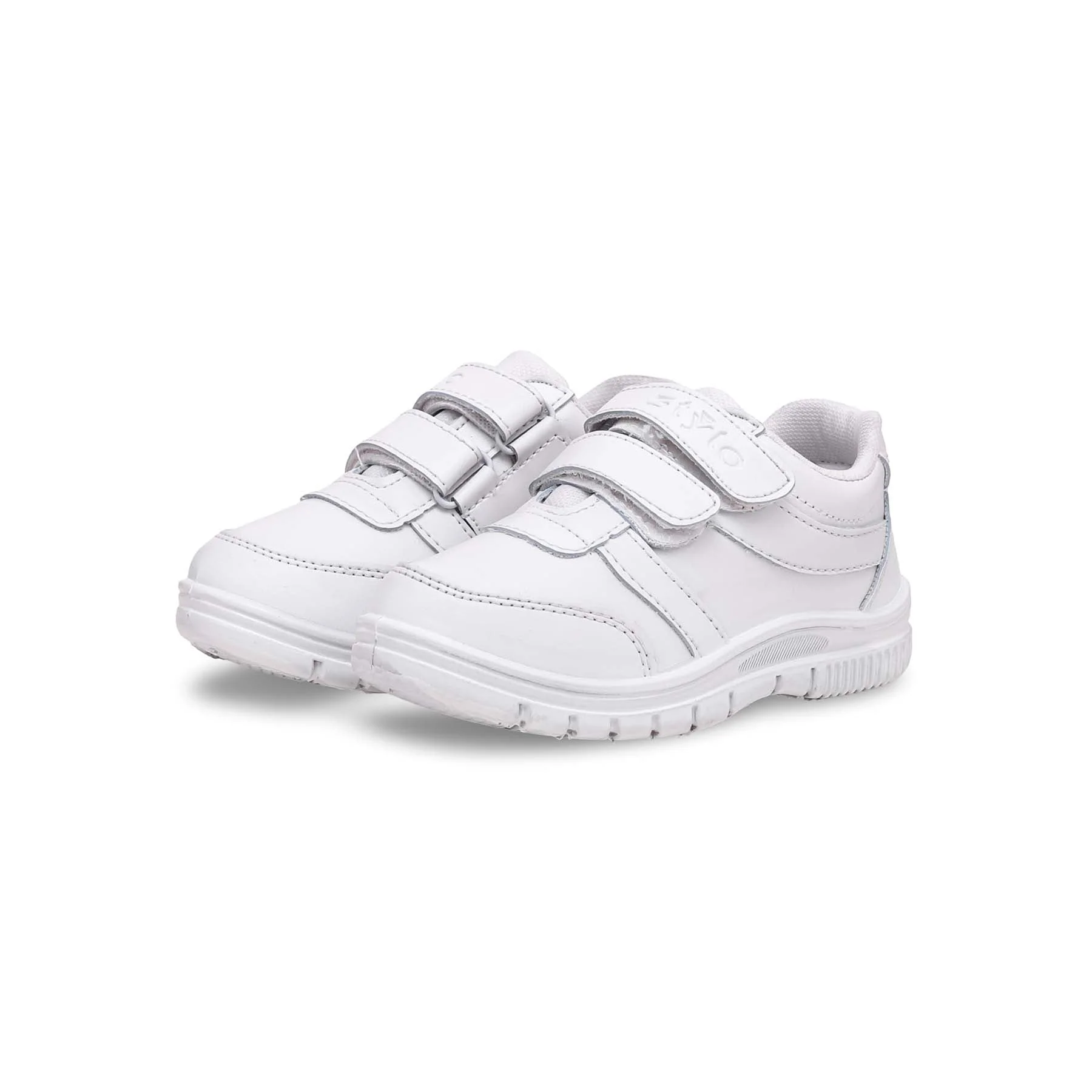Boys White Sports School Shoes SK1072 - Image 3