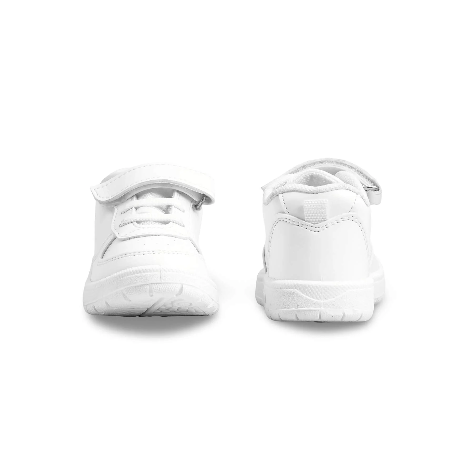 Boys White Sports School Shoes SK1098 - Image 4