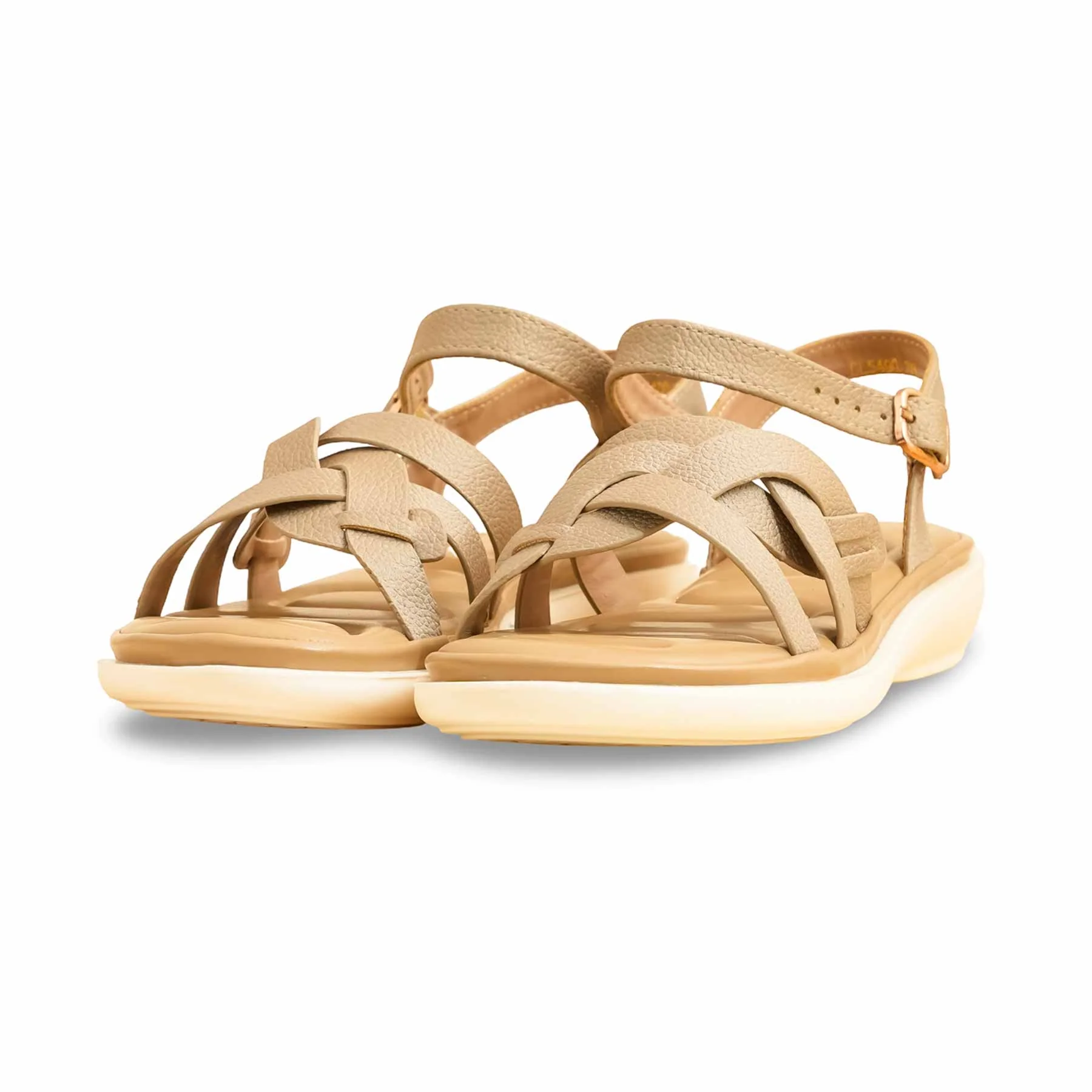 Bronze Casual Sandal For Ladies CL5490 - Image 3