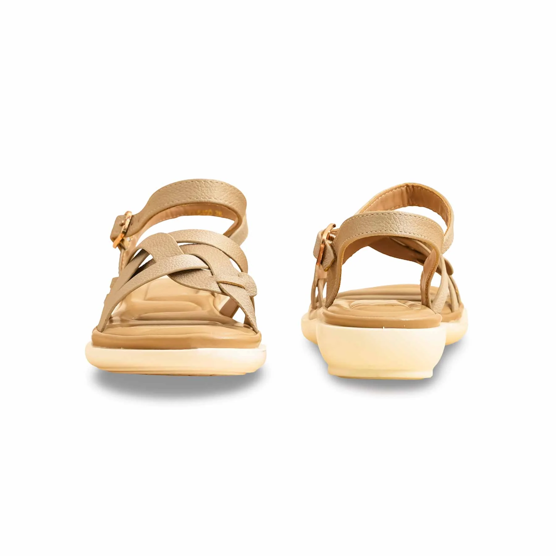 Bronze Casual Sandal For Ladies CL5490 - Image 4