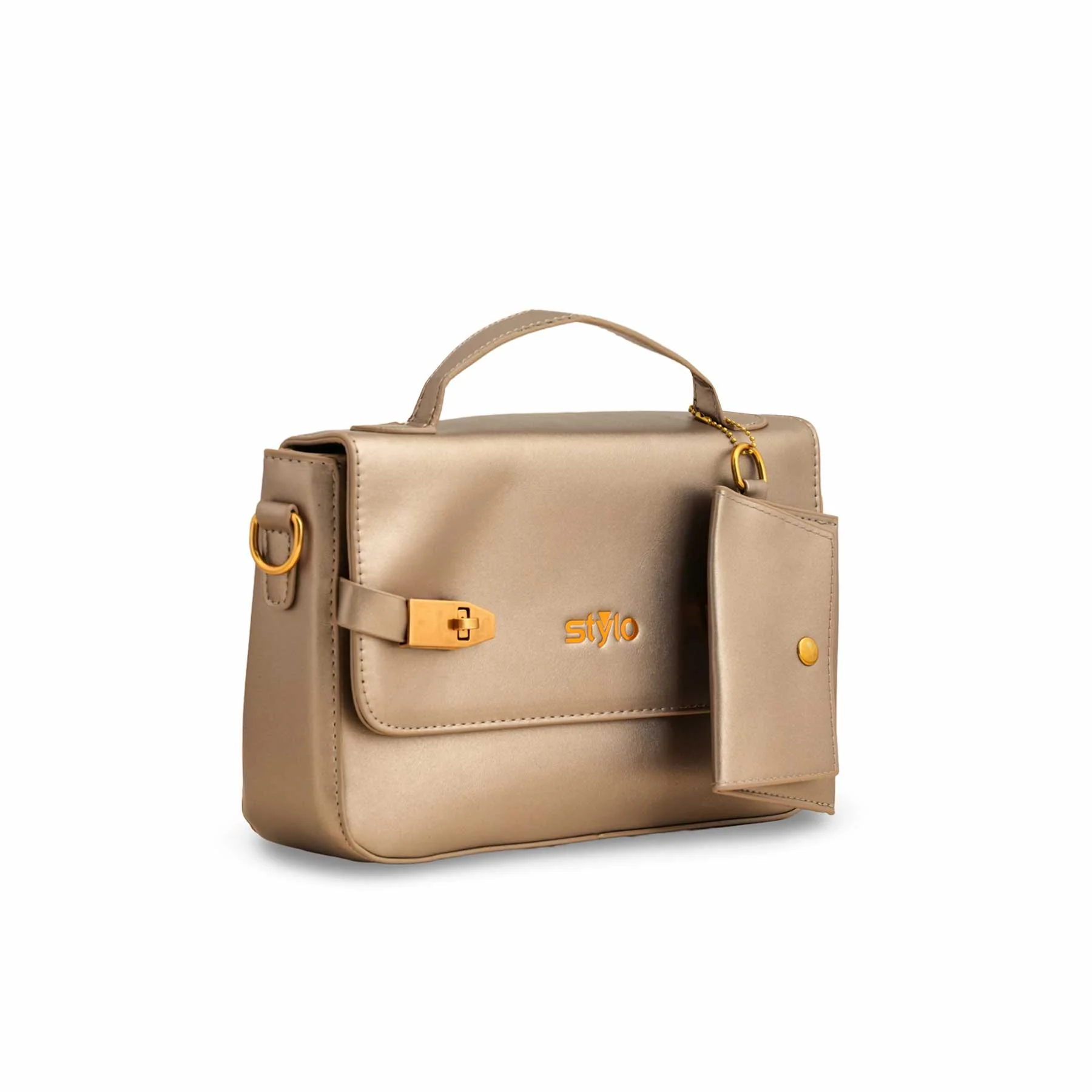 Bronze Formal Shoulder Bag For Women P36142 - Image 2