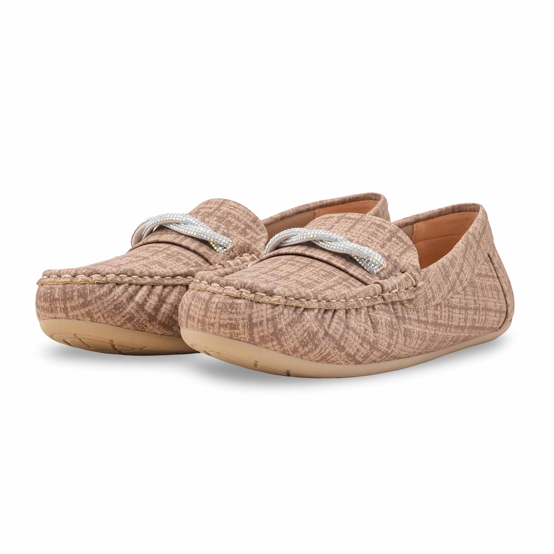 Bronze Moccasin For Women LWN426 - Image 4