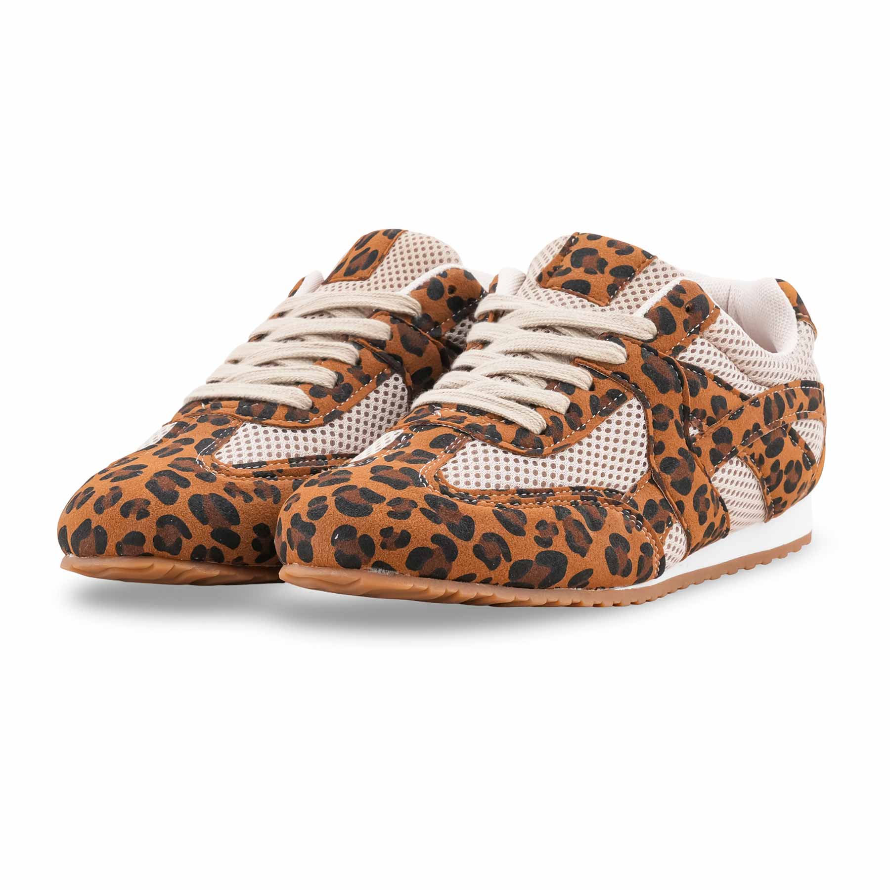 Brown Athleisure Sneaker For Ladies AT7463 - Image 3