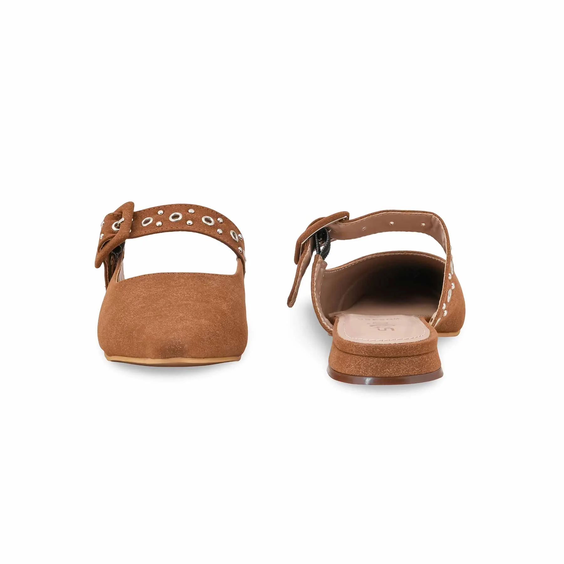 Brown Back Open For Women WN5456 - Image 4