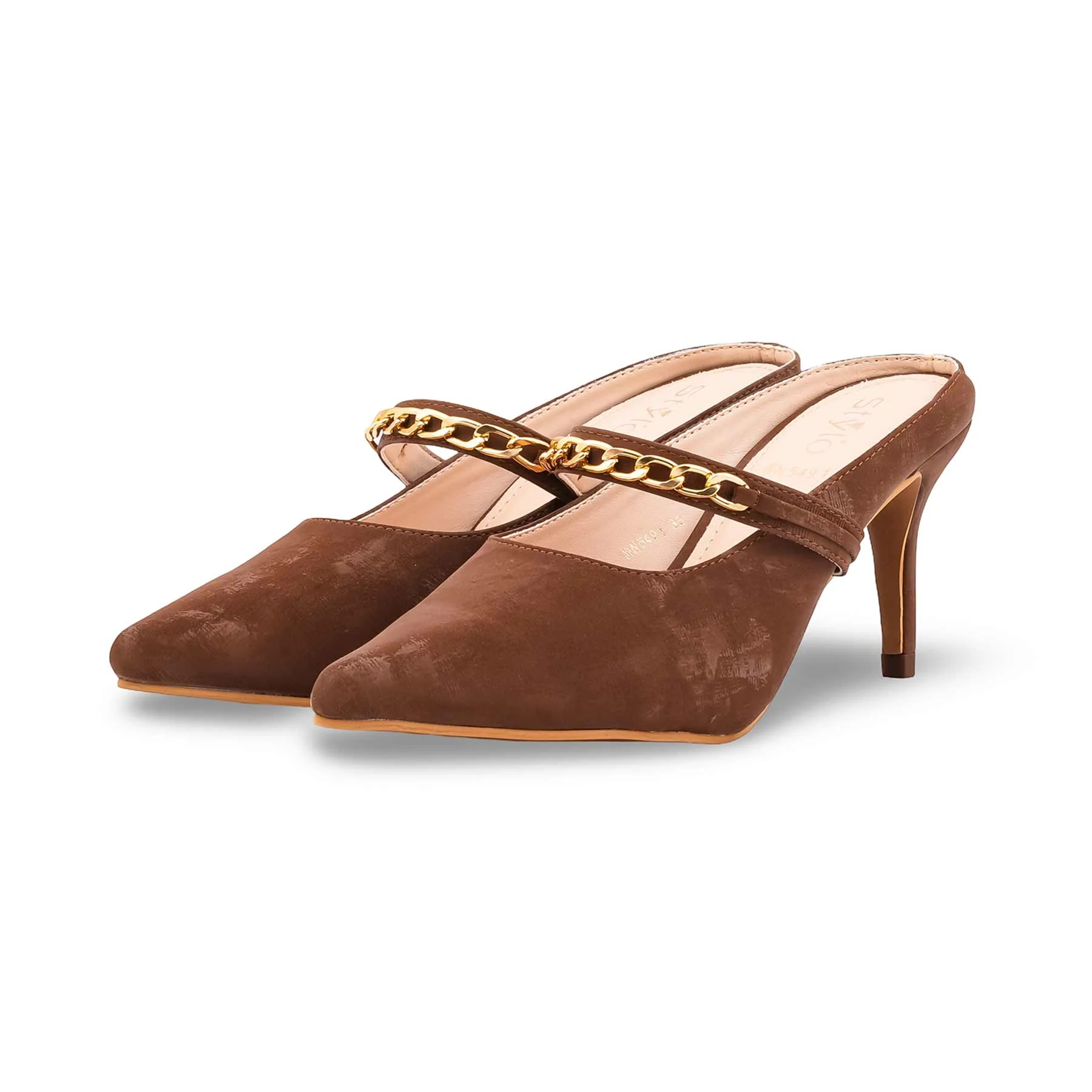 Brown Back Open For Women WN5491 - Image 3
