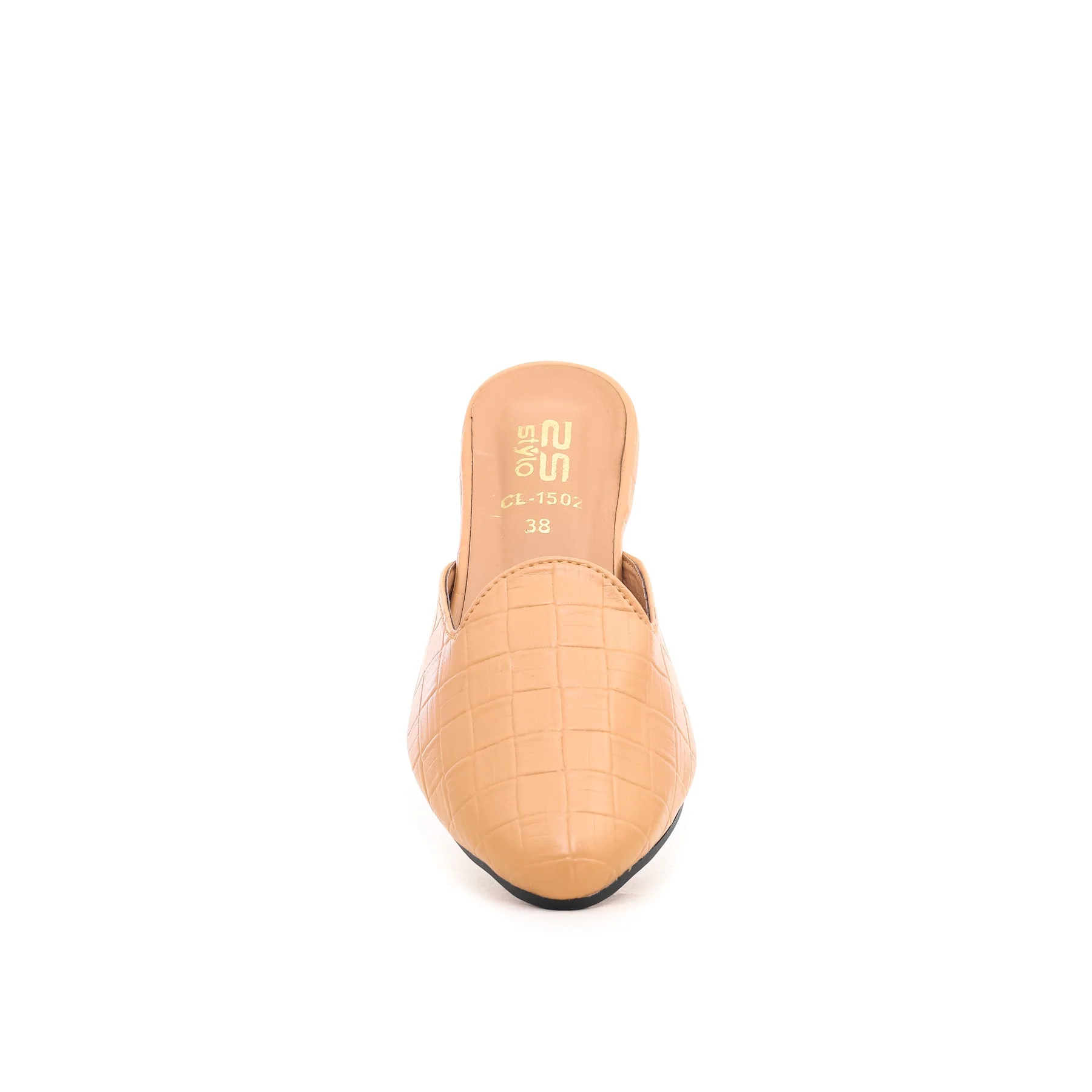 Brown Casual Back Open Slipper CL1502 - Image 3