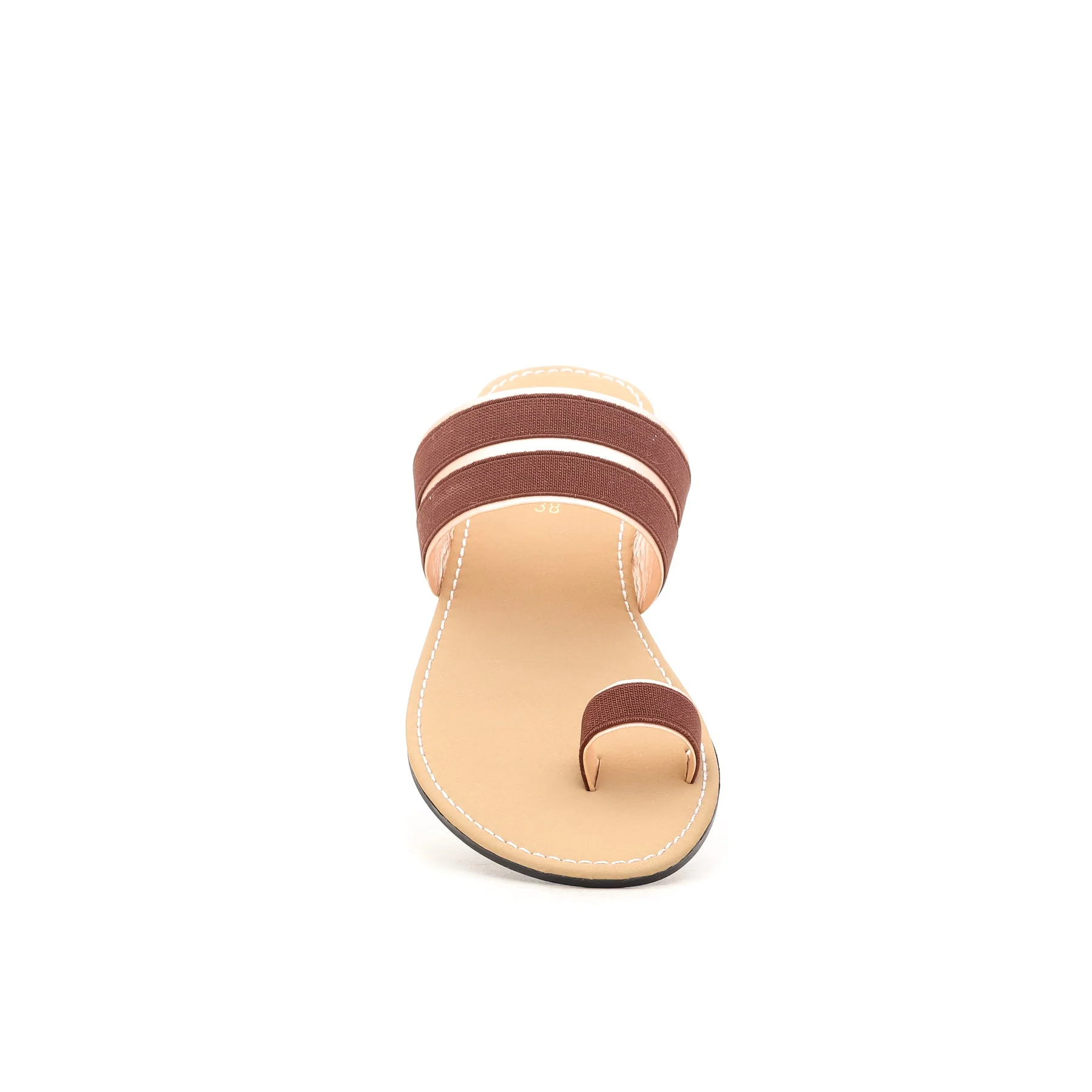 Brown Casual Chappal CL1281 - Image 3