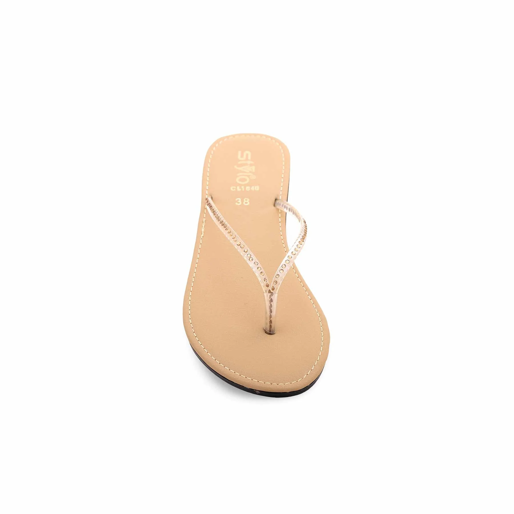 Brown Casual Chappal CL1648 - Image 3