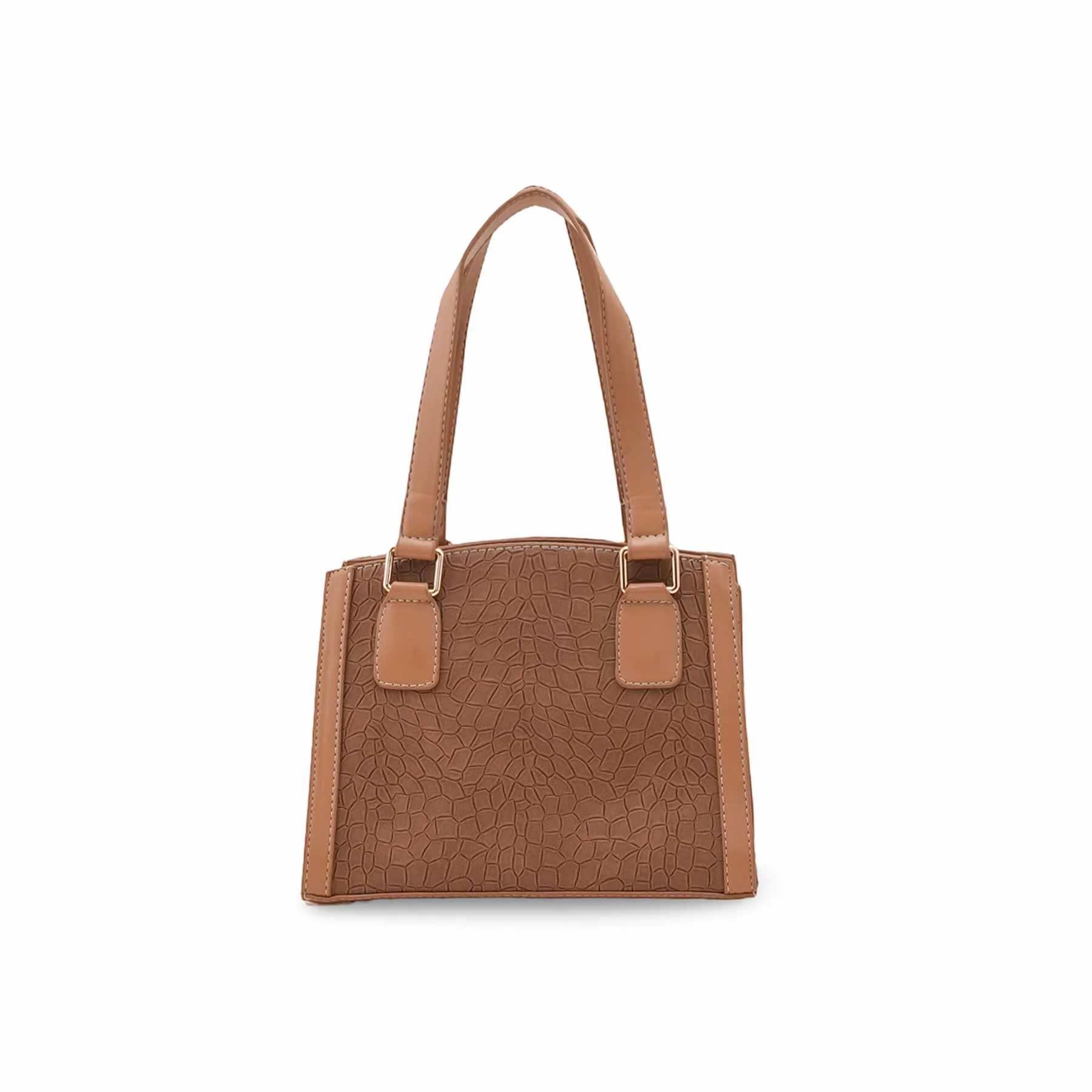Brown Casual Hand Bag For Ladies P55841 - Image 4