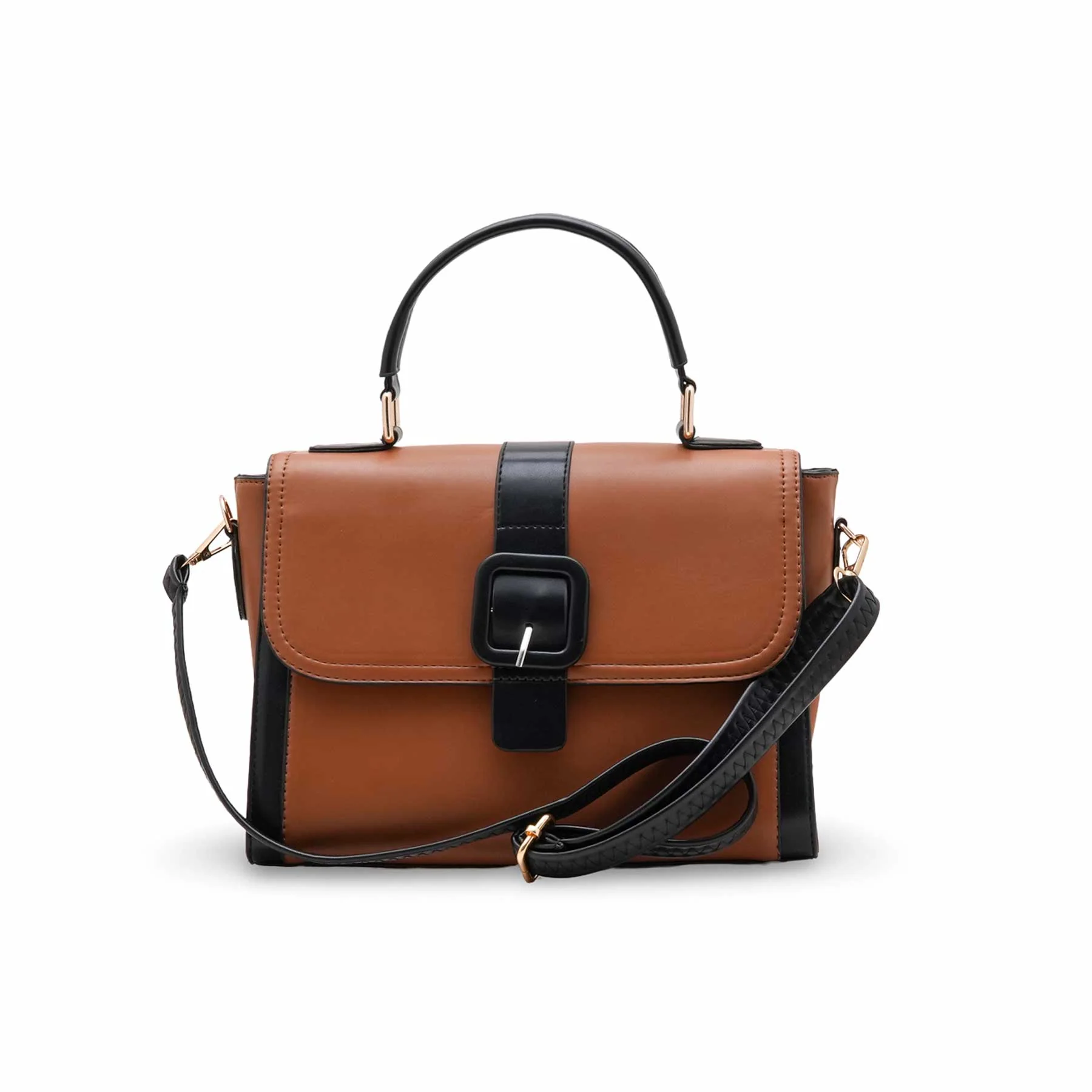 Brown Casual Hand Bag For Women P55832 - Image 2