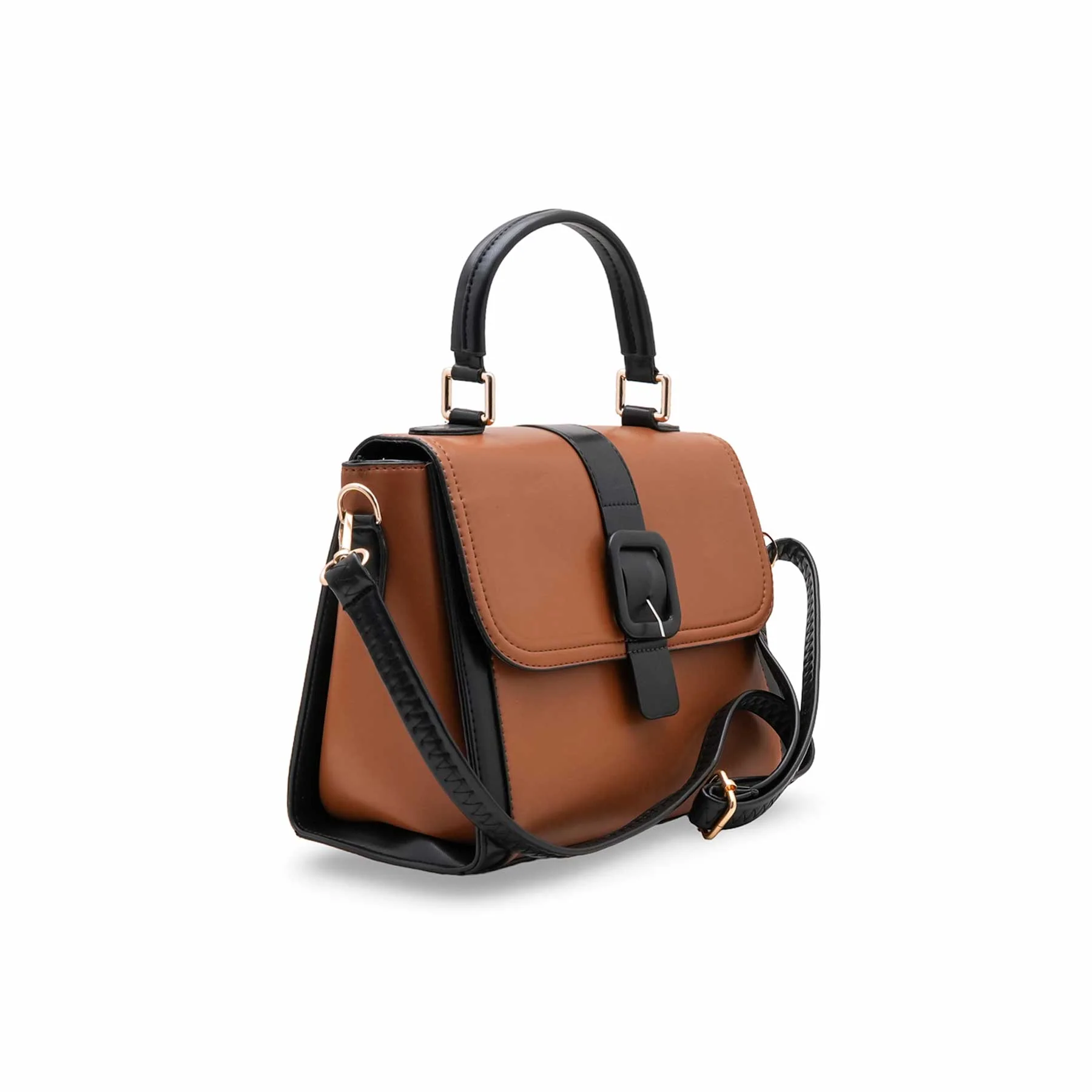 Brown Casual Hand Bag For Women P55832 - Image 3