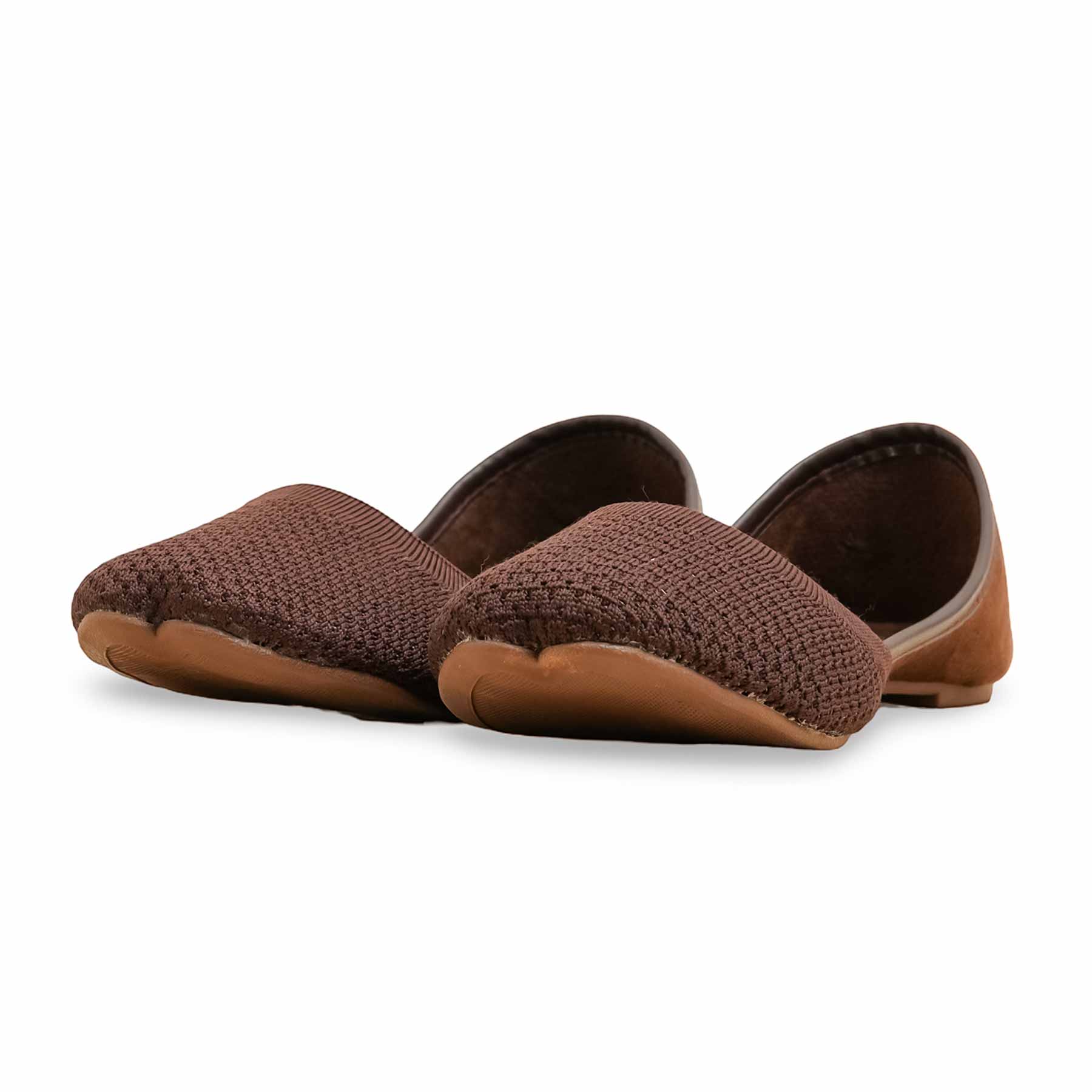 Brown Casual Khussa EC8573 - Image 3