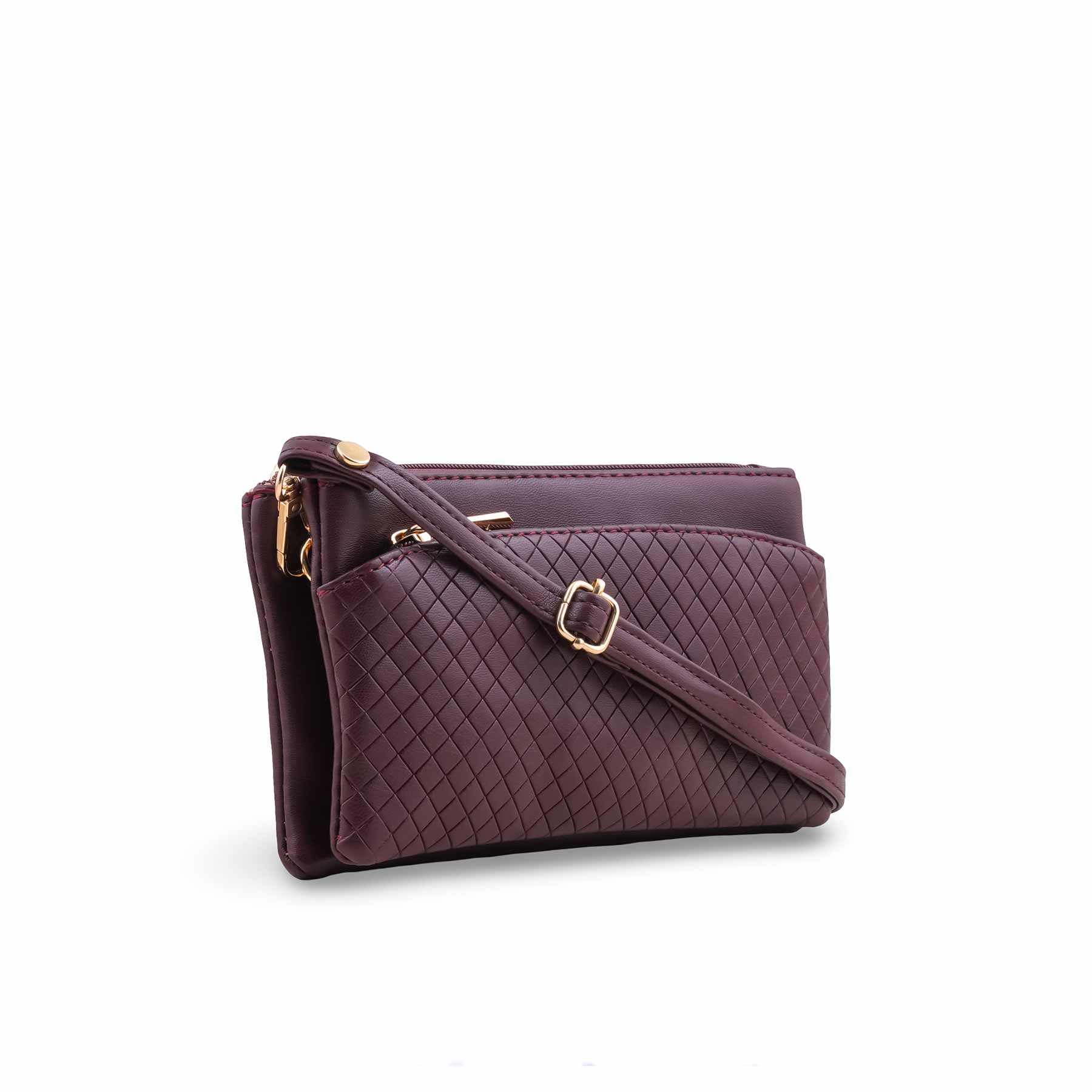 Brown Casual Pouch For Ladies P97680 - Image 3