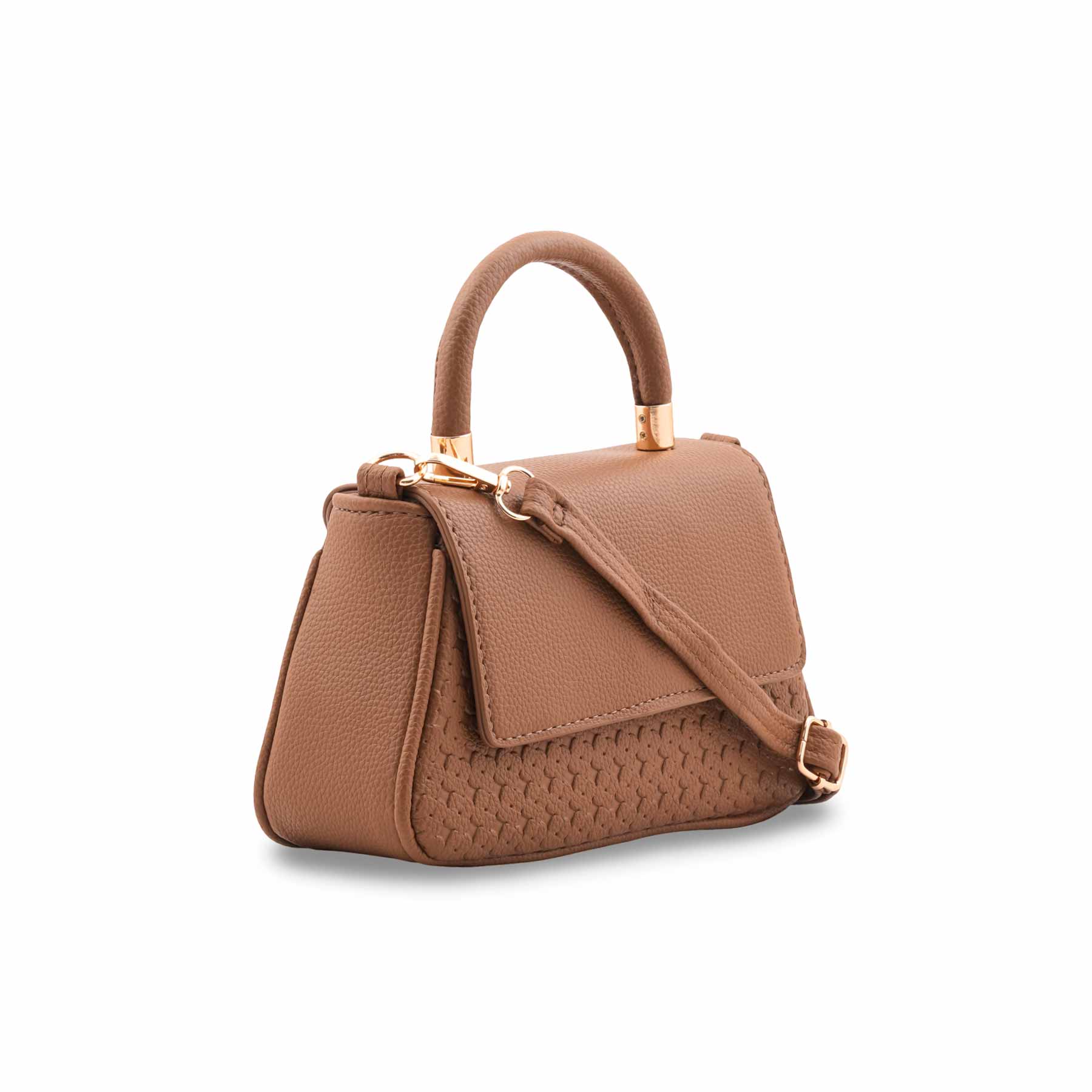 Brown Casual Pouch For Ladies P97703 - Image 3