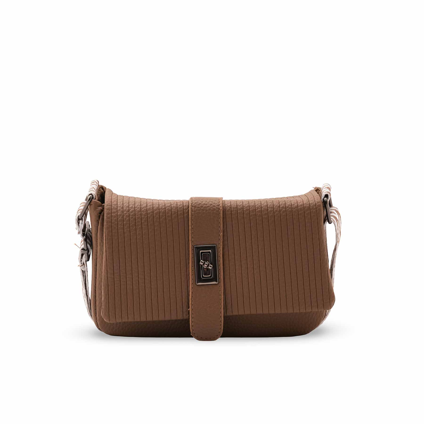 Brown Casual Pouch For Ladies P97705 - Image 2