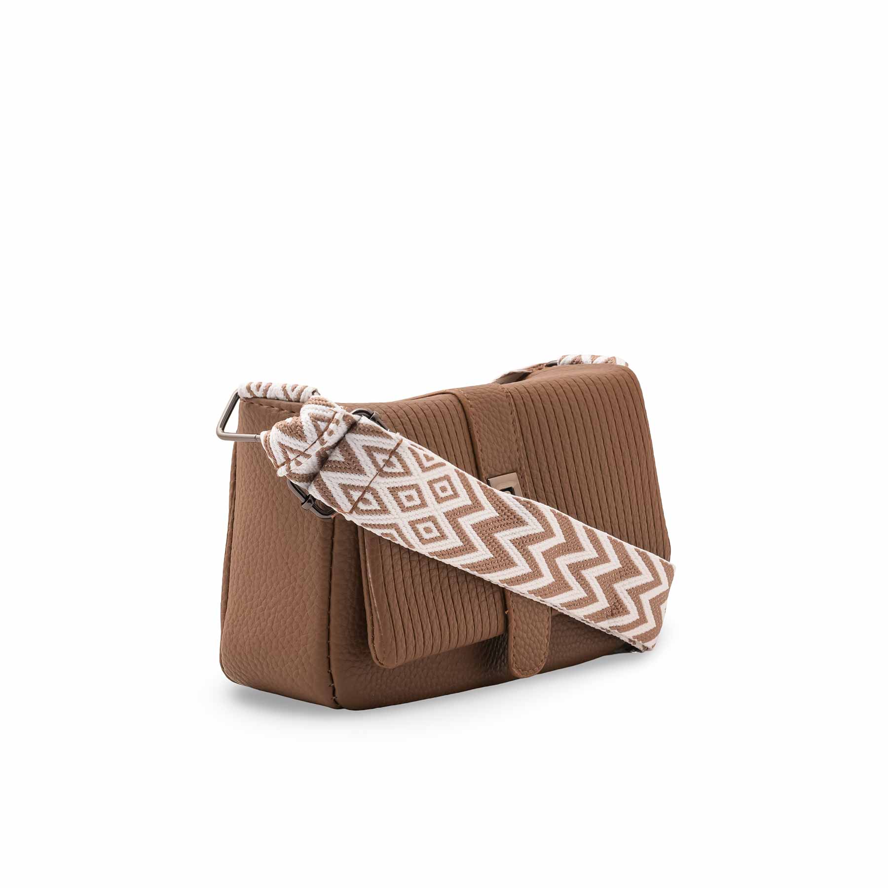 Brown Casual Pouch For Ladies P97705 - Image 3