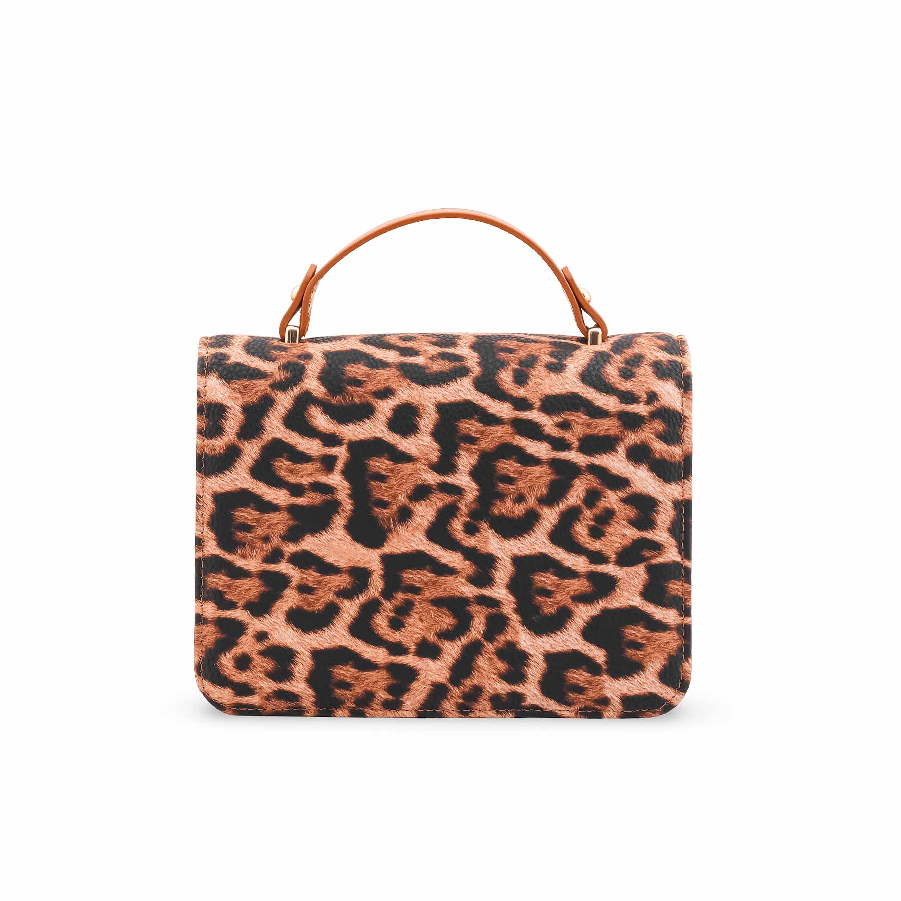 Brown Casual Pouch For Women P97665 - Image 4