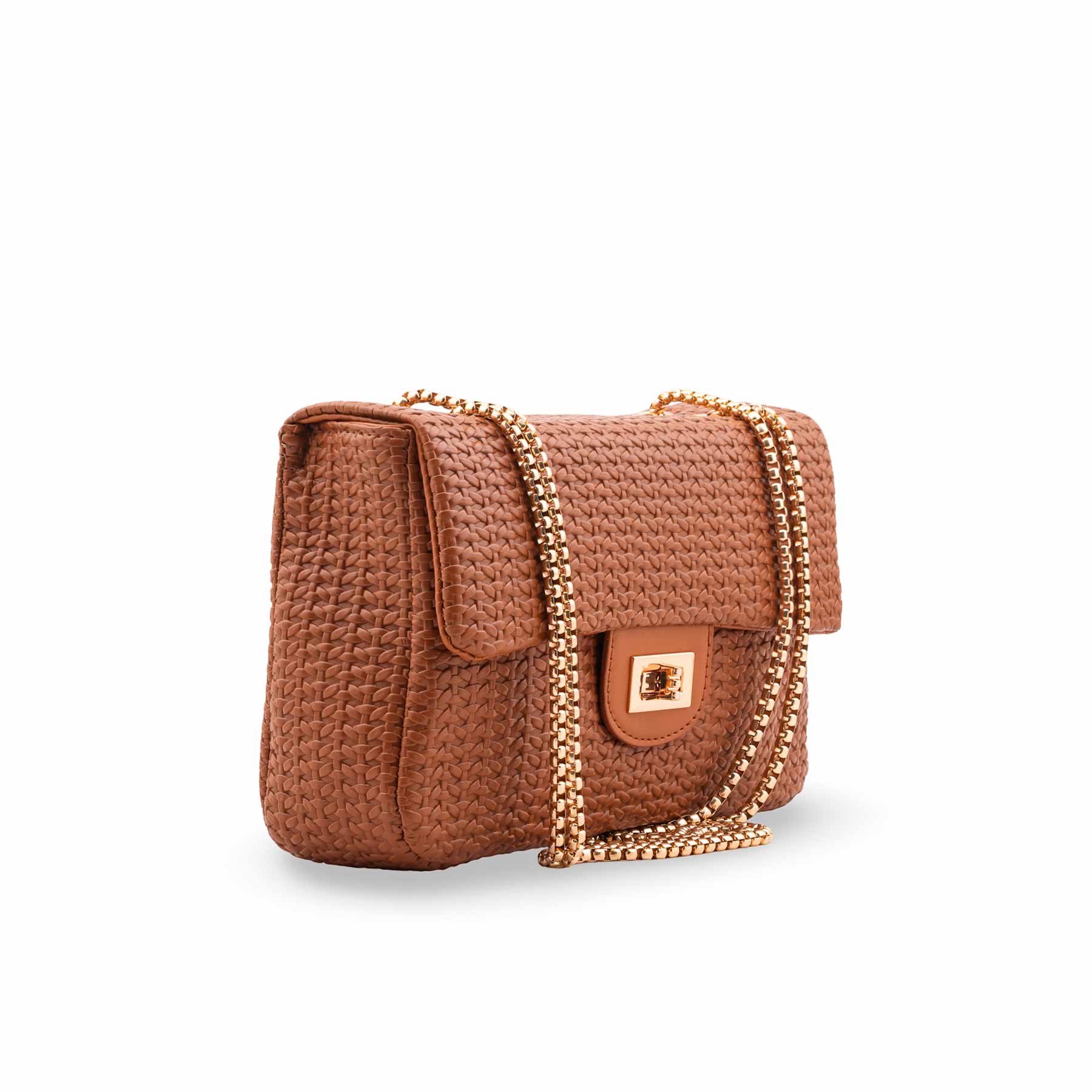 Brown Casual Pouch For Women P97708 - Image 3
