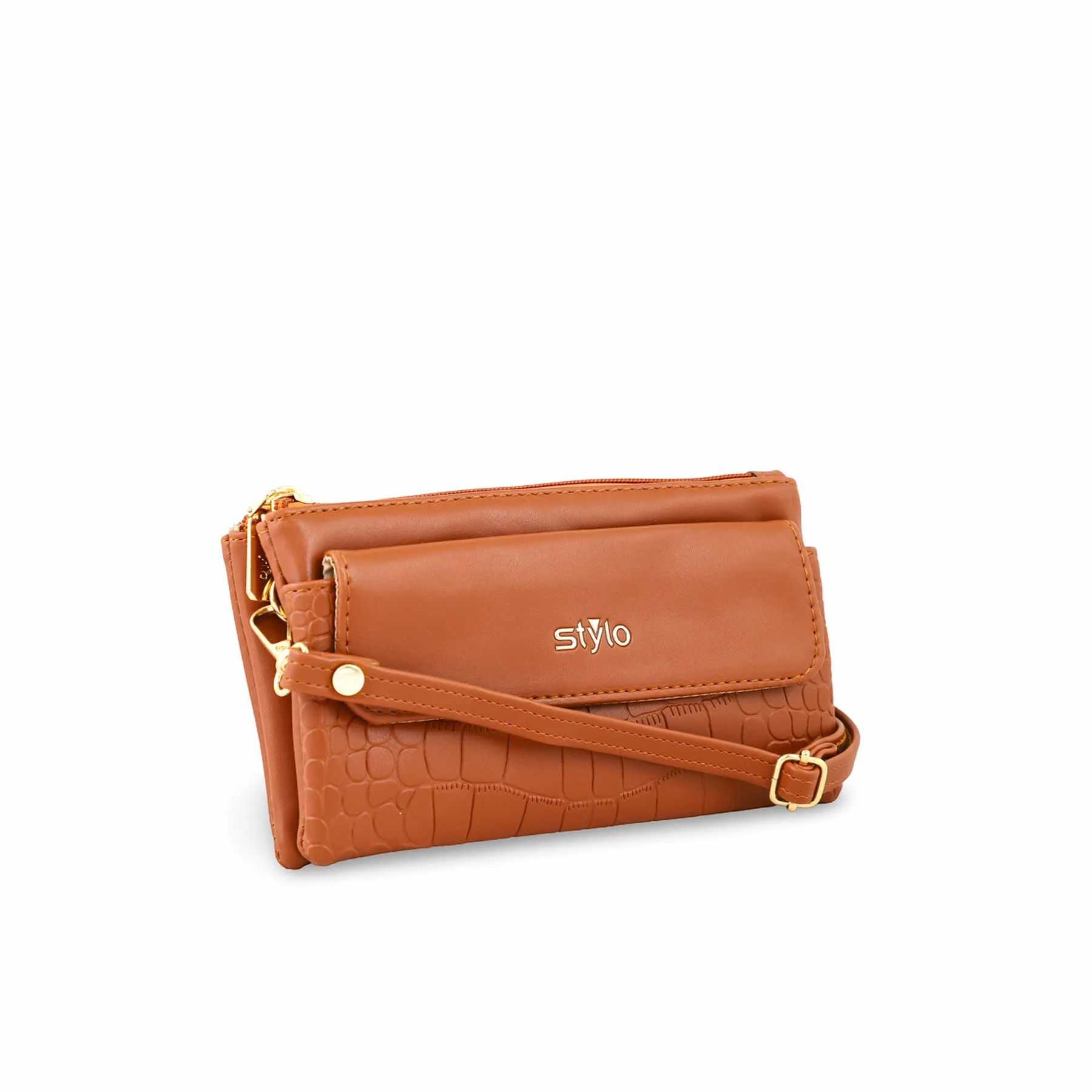 Brown Casual Pouch P97645 - Image 2