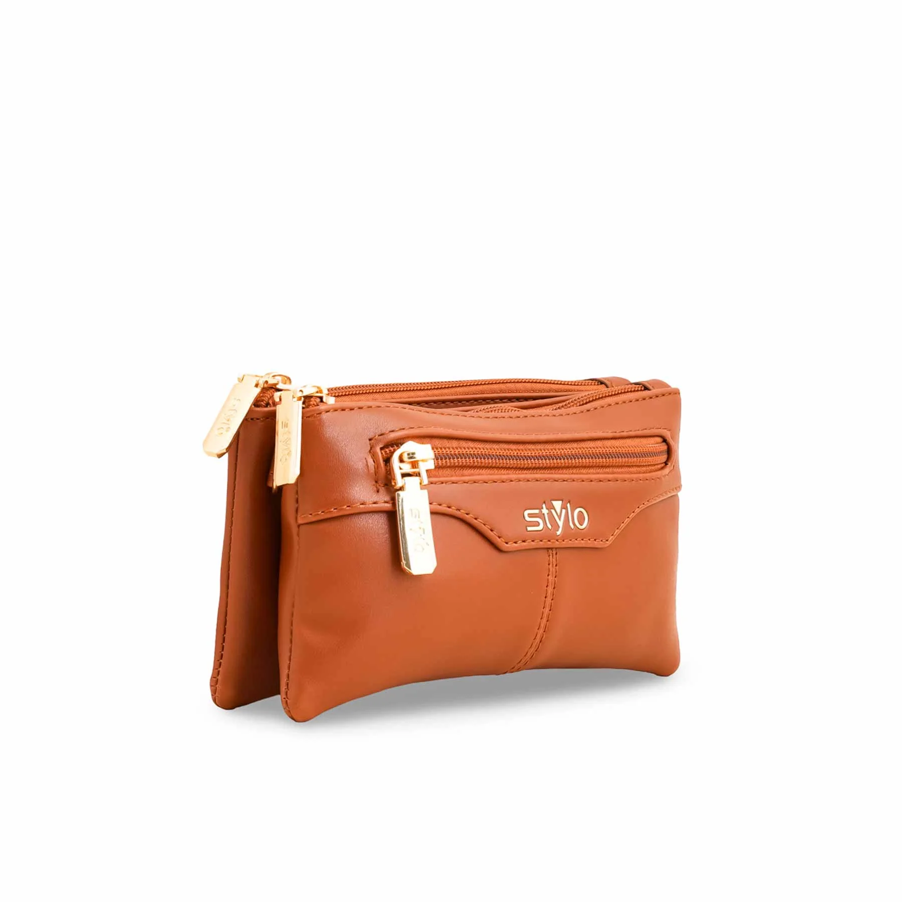 Brown Casual Pouch P97648 - Image 3
