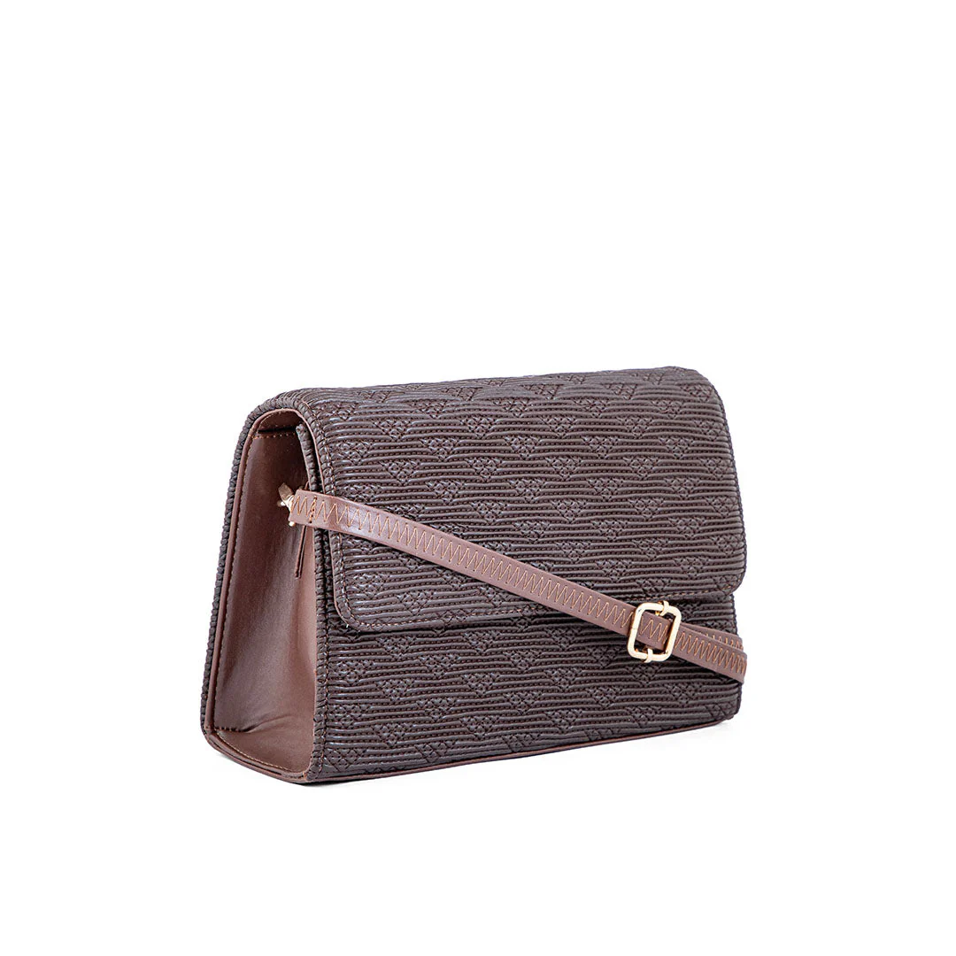 Brown Casual Shoulder Bag P55663 - Image 2