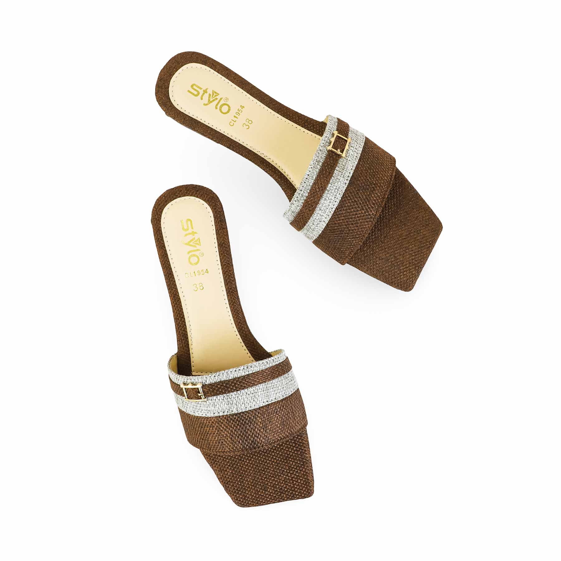 Brown Casual Slipper CL1954 - Image 5