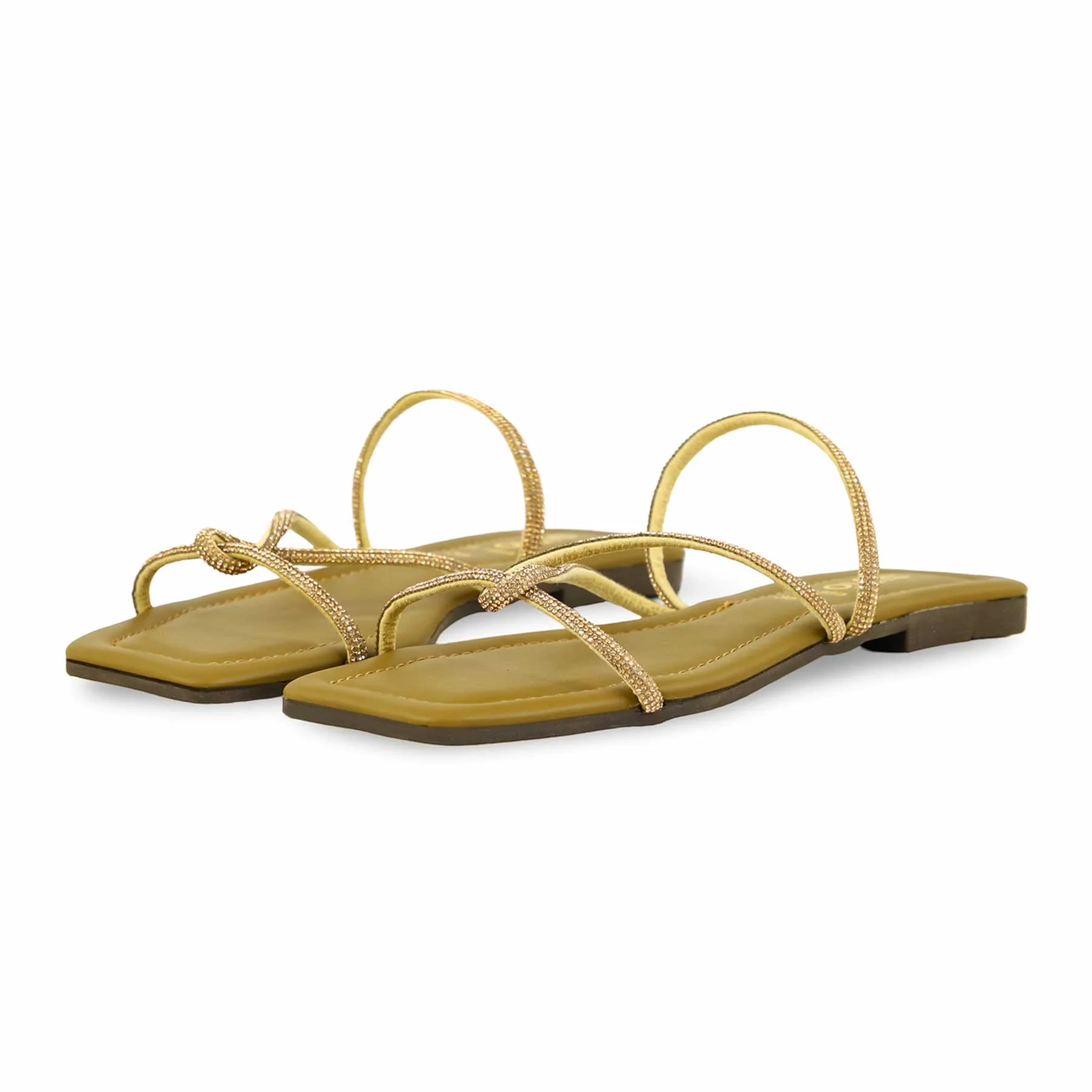 Brown Casual Slipper For Ladies CL1889 - Image 3
