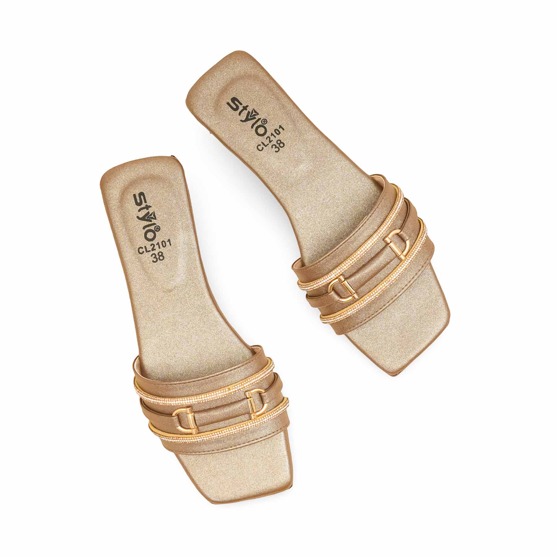 Brown Casual Slipper For Women CL2101 - Image 5