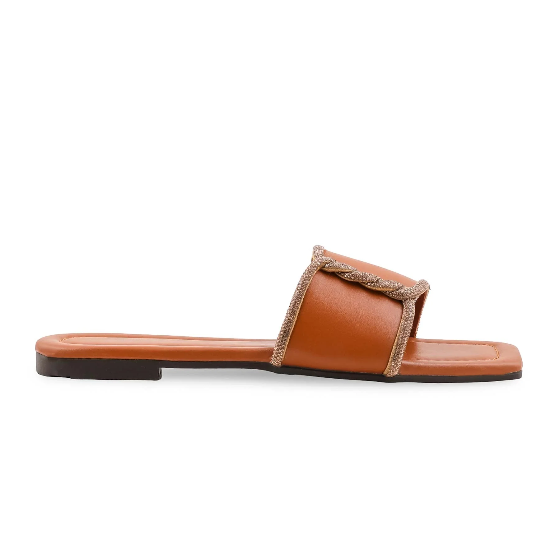 Brown Casual Slipper For Women CL2150 - Image 2