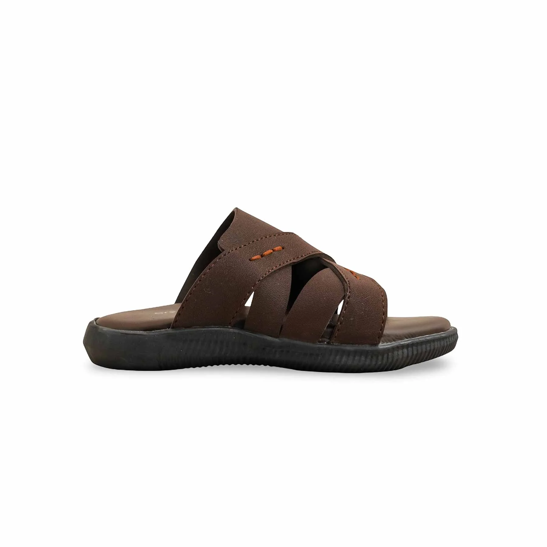 Boys Brown Casual Slipper KD4712 - Image 2