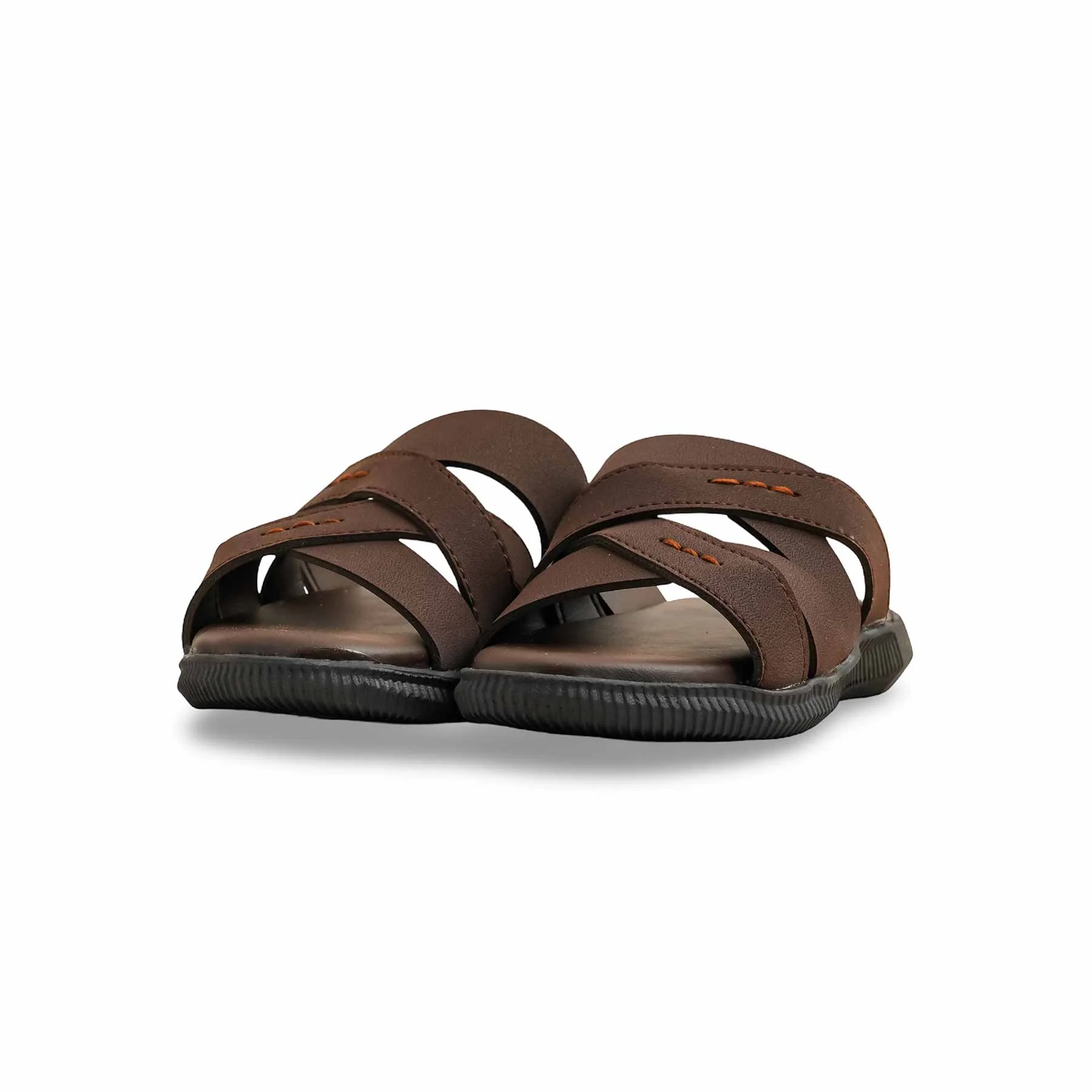 Boys Brown Casual Slipper KD4712 - Image 3